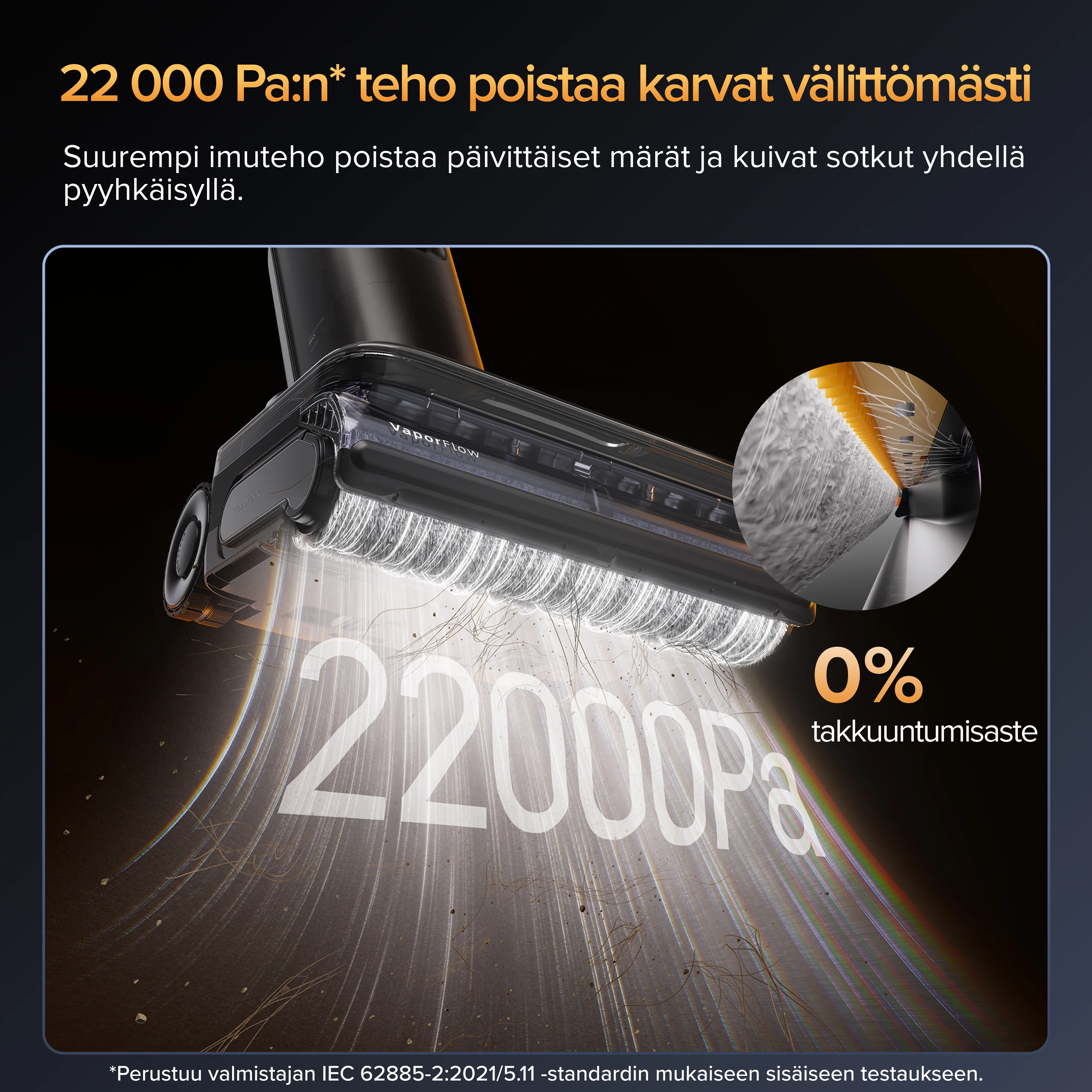 Roborock F25 Ultra märkäkuivaimuri höyry- ja kuumavesisiivouksella - Image 10