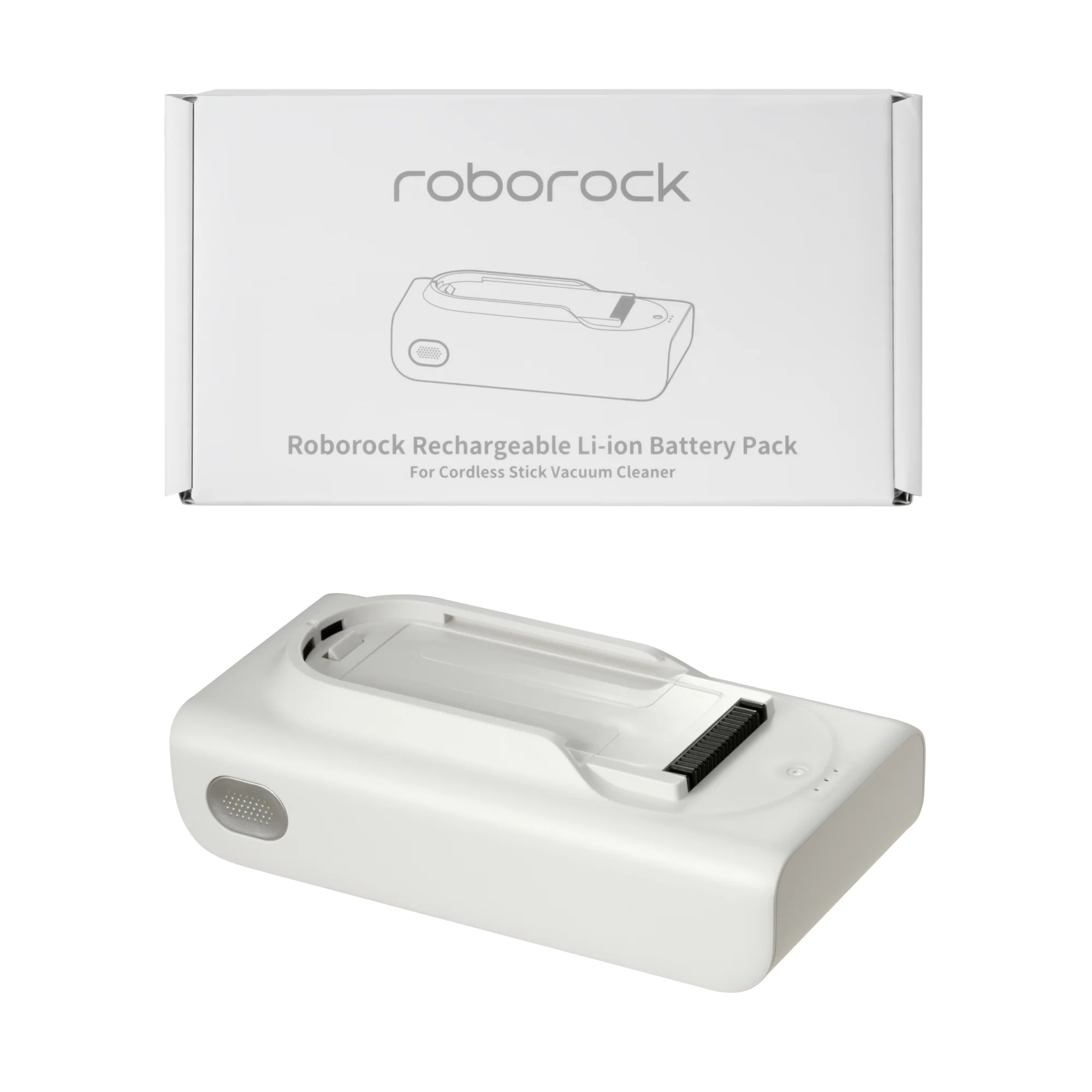 Roborock 8-kennoinen 2500 mAh litiumioniakku malleihin H60 Hub Pro / H60 Pro – Suuri kapasiteetti pidentää käyttöaikaa, yhteensopiva johdottomien varsi-imurien kanssa