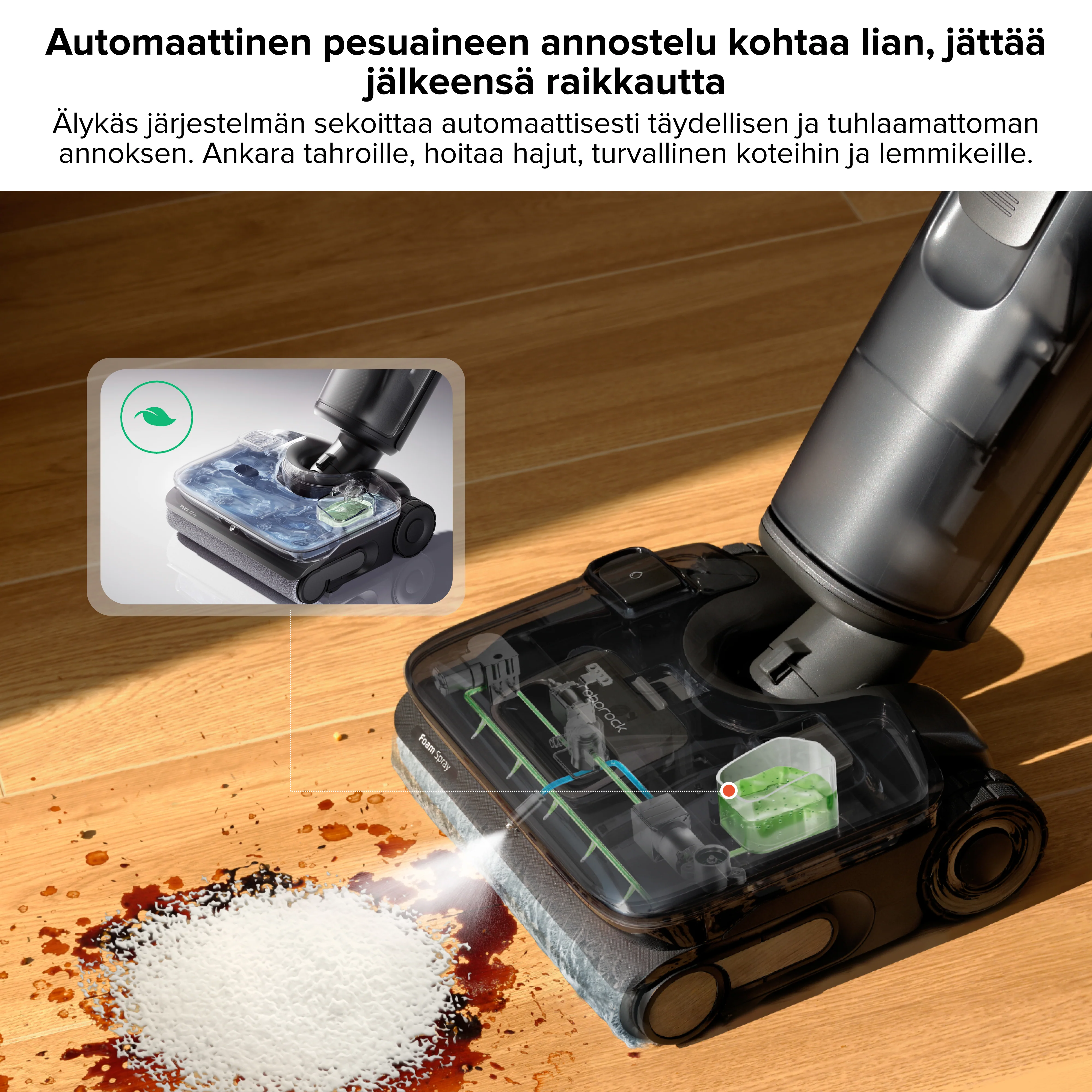 Roborock F25 ACE Pro -märkäkuivaimuri JetFoaming™-siivouksella - Image 7