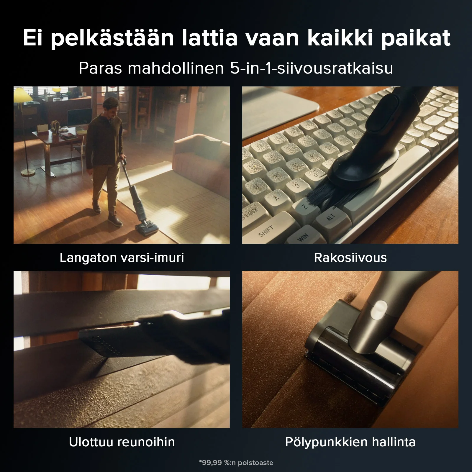 Roborock F25 Combo 5-in-1 -märkä-kuivaimuri - Image 9