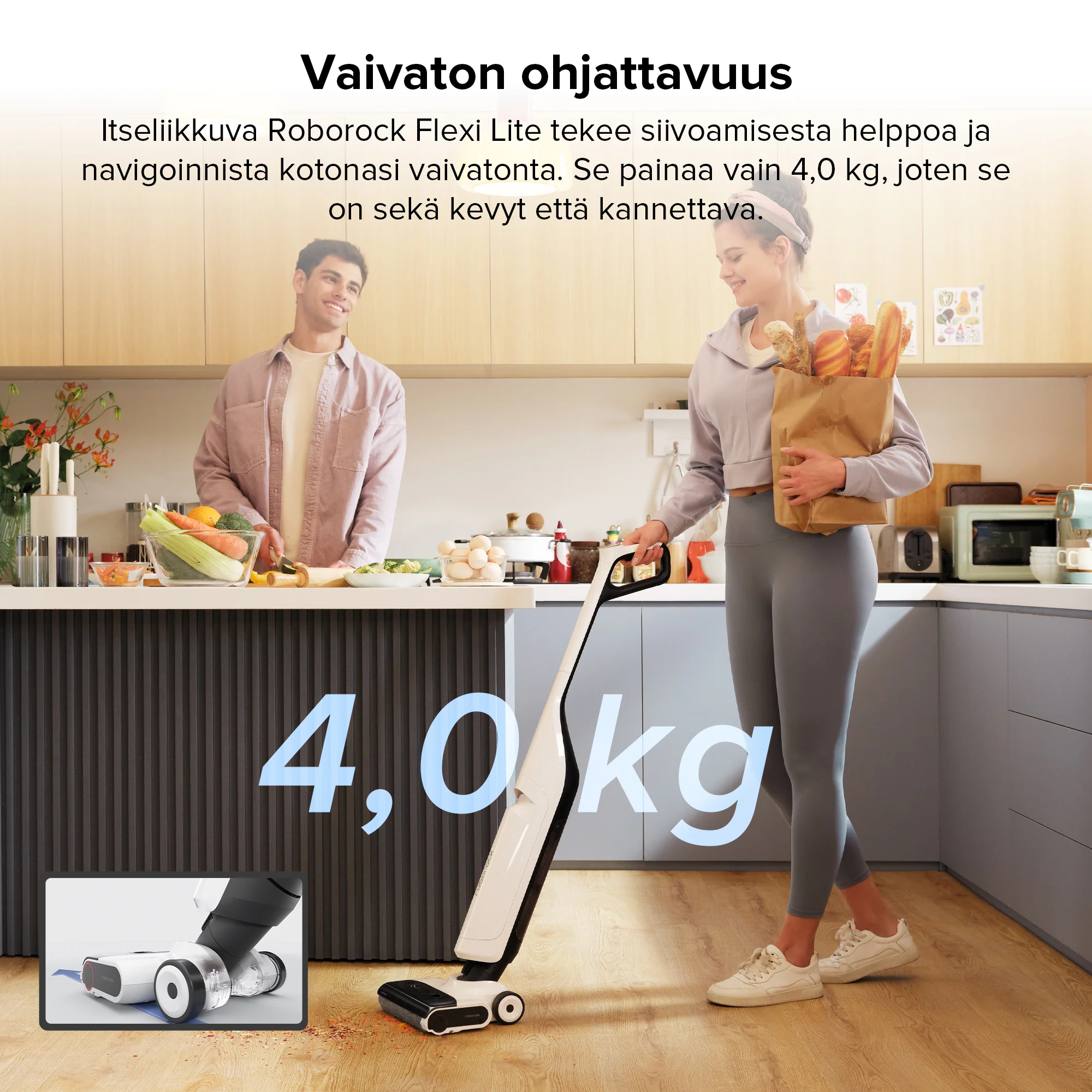 Roborock Flexi Lite Märkä-kuivaimuri - Image 10