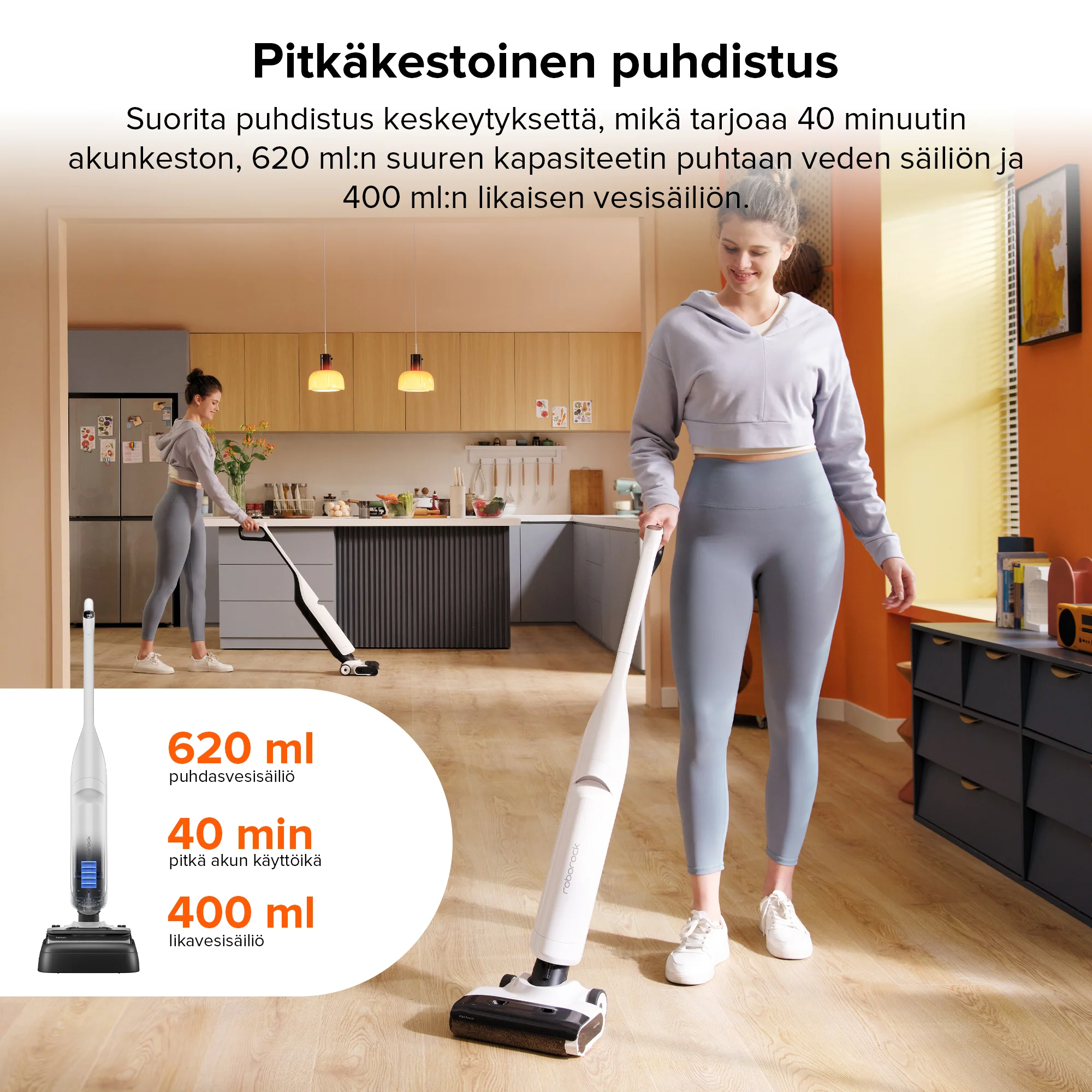 Roborock Flexi Lite Märkä-kuivaimuri - Image 8