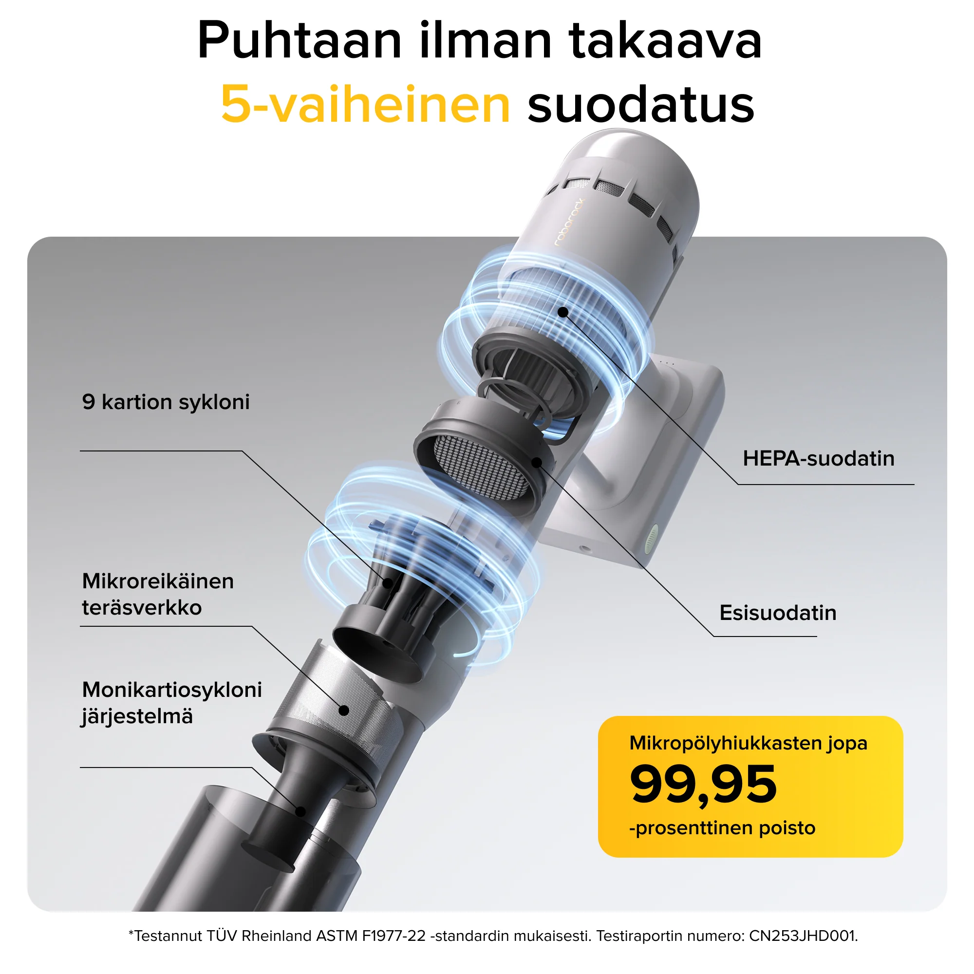 Roborock H60 Langaton pölynimuri - Image 8