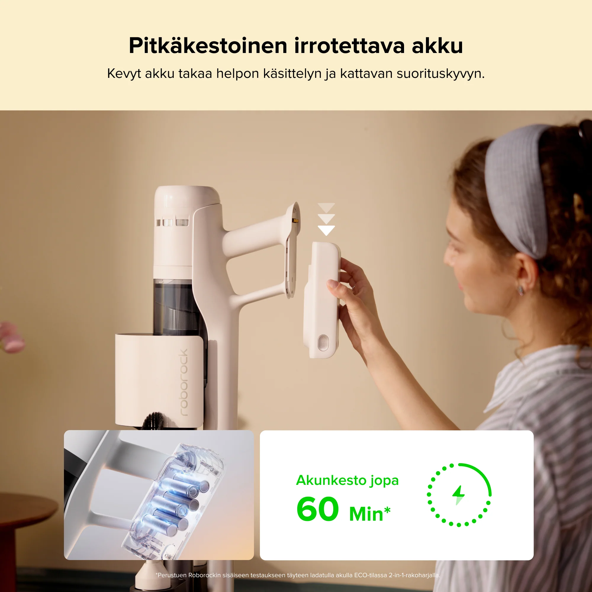 Roborock H60 Hub - Akkupölynimuri imuriasemalla - Image 10
