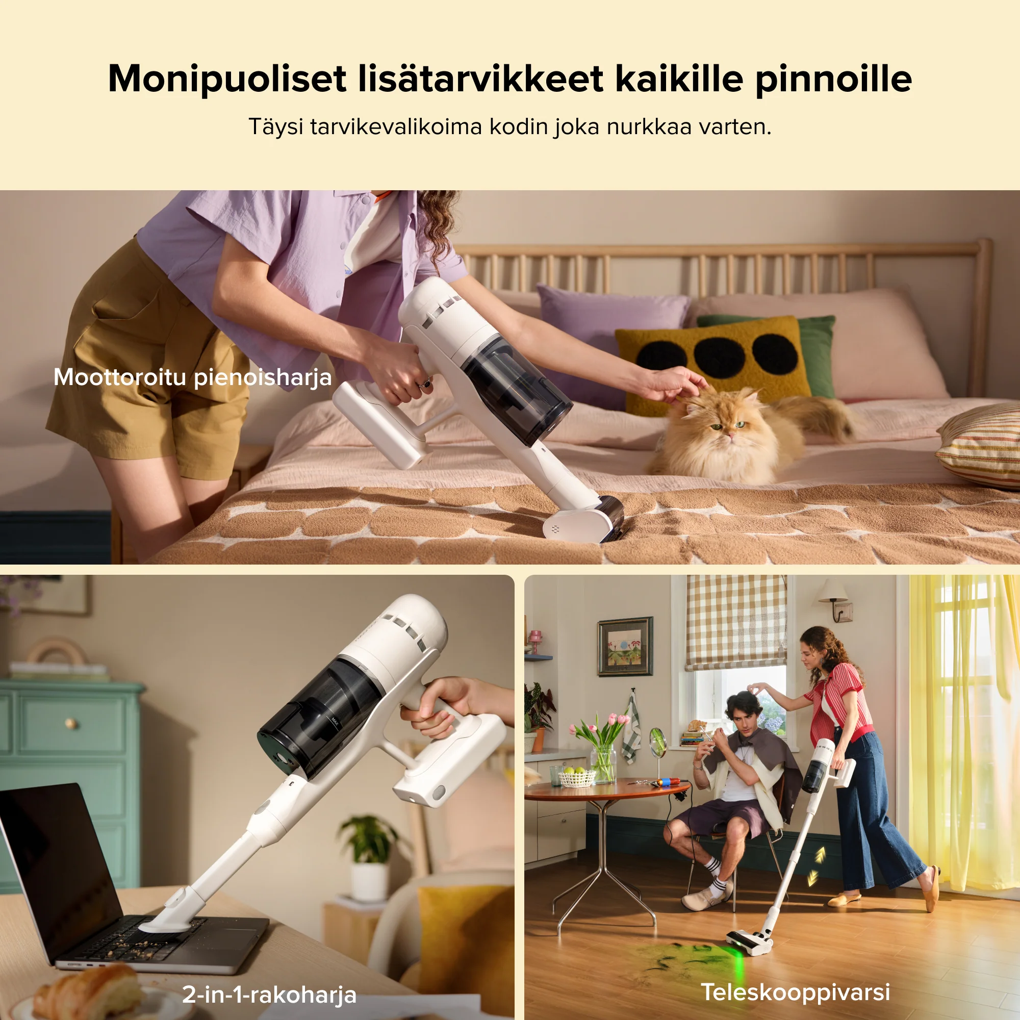 Roborock H60 Hub - Akkupölynimuri imuriasemalla - Image 3