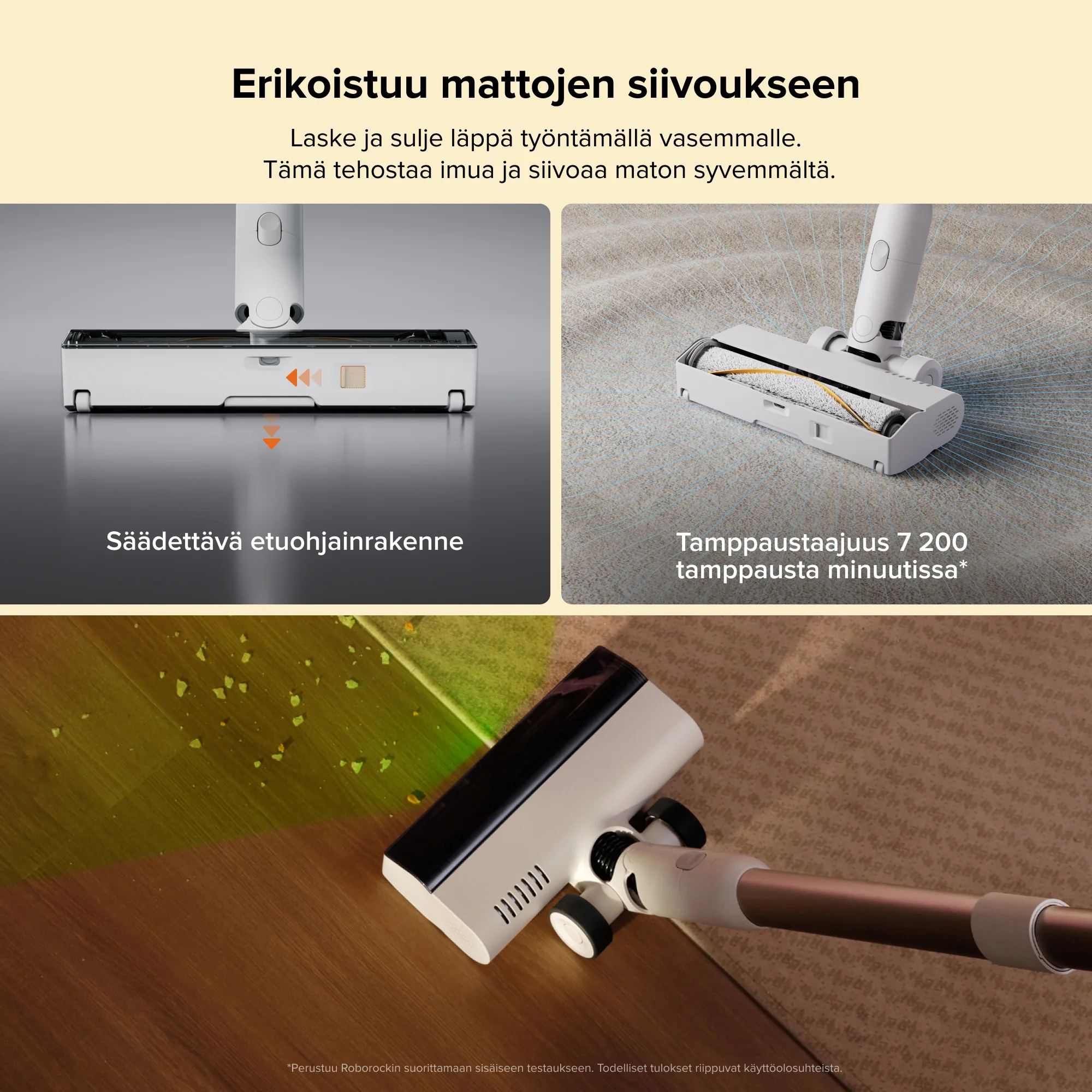 Roborock H60 Hub - Akkupölynimuri imuriasemalla - Image 5