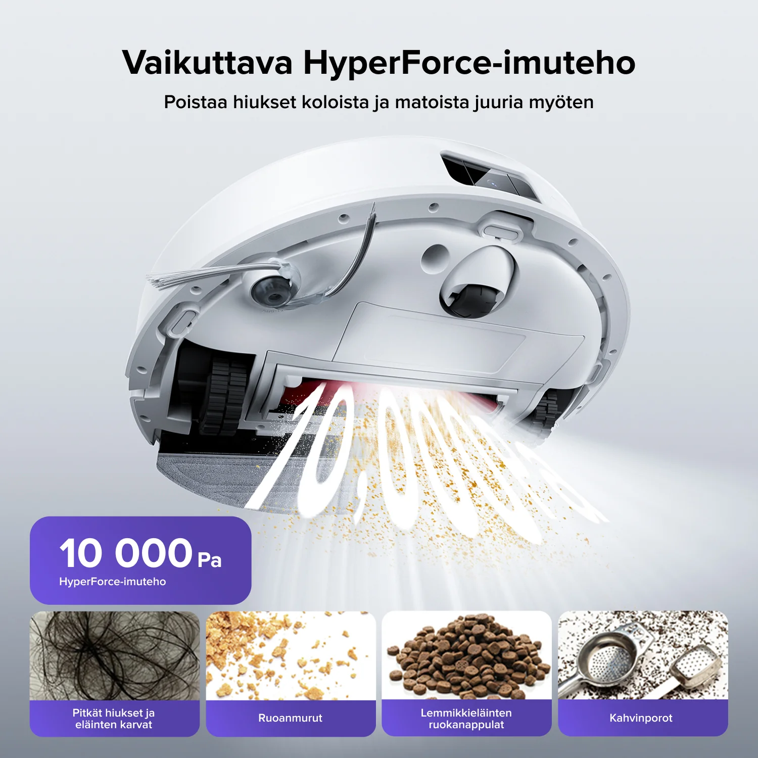 Roborock Q10 S5 -robotti-imuri ja moppi VibraRise 2.0 -teknologialla, 10 000 Pa imuteholla - Image 11