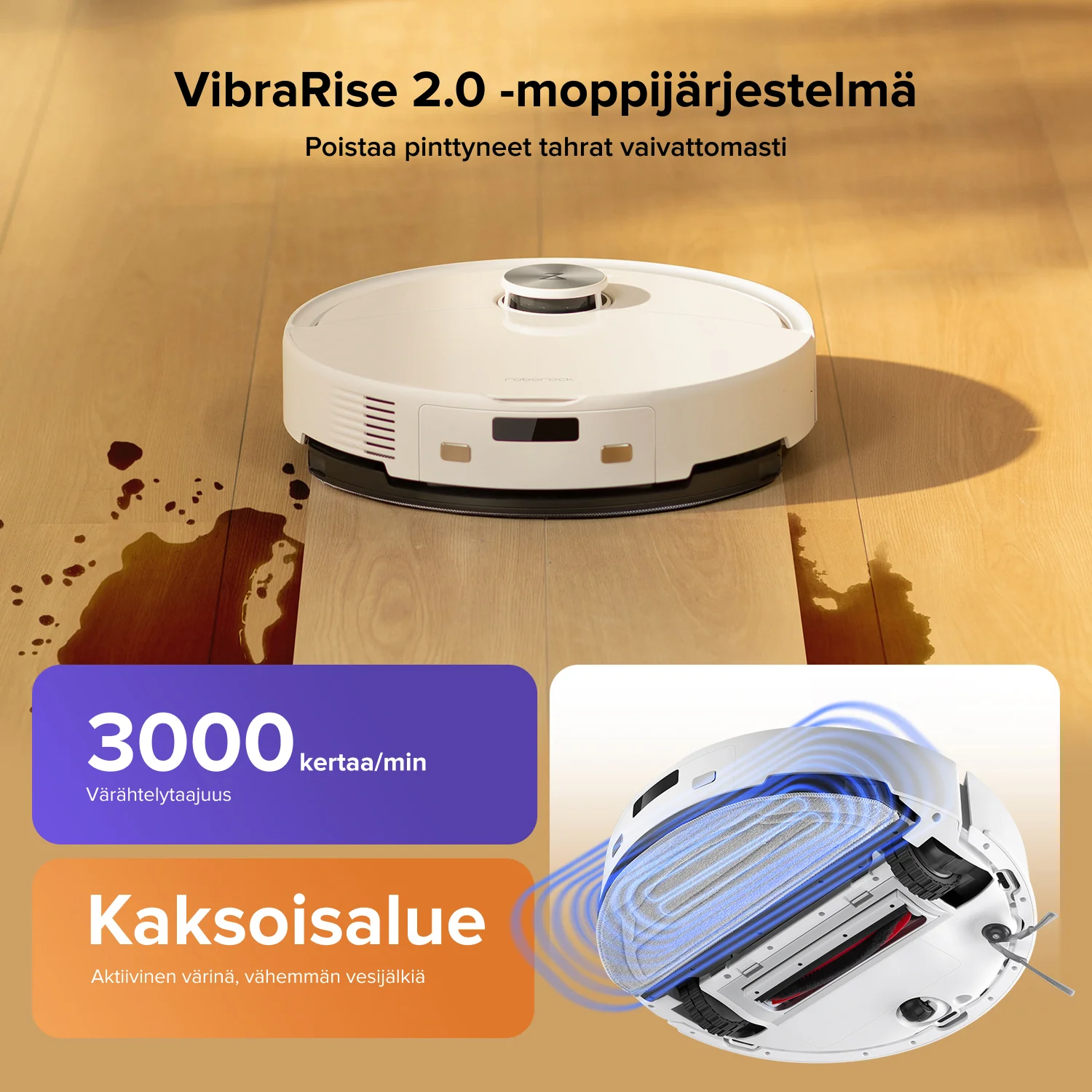 Roborock Q10 S5 Set -robotti-imuri ja moppi VibraRise 2.0 -teknologialla, 10 000 Pa imuteholla - Image 14
