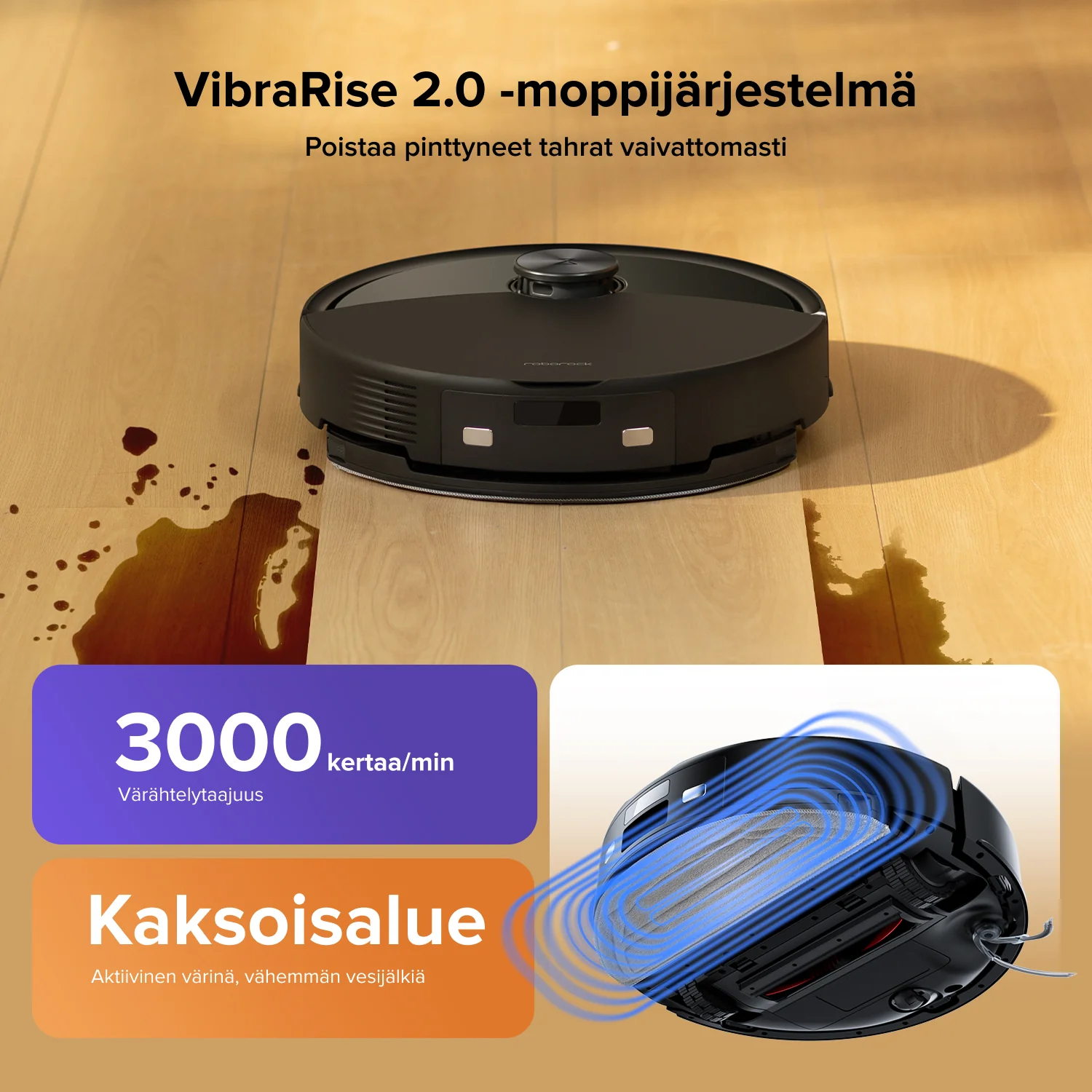 Roborock Q10 S5 Set -robotti-imuri ja moppi VibraRise 2.0 -teknologialla, 10 000 Pa imuteholla - Image 4