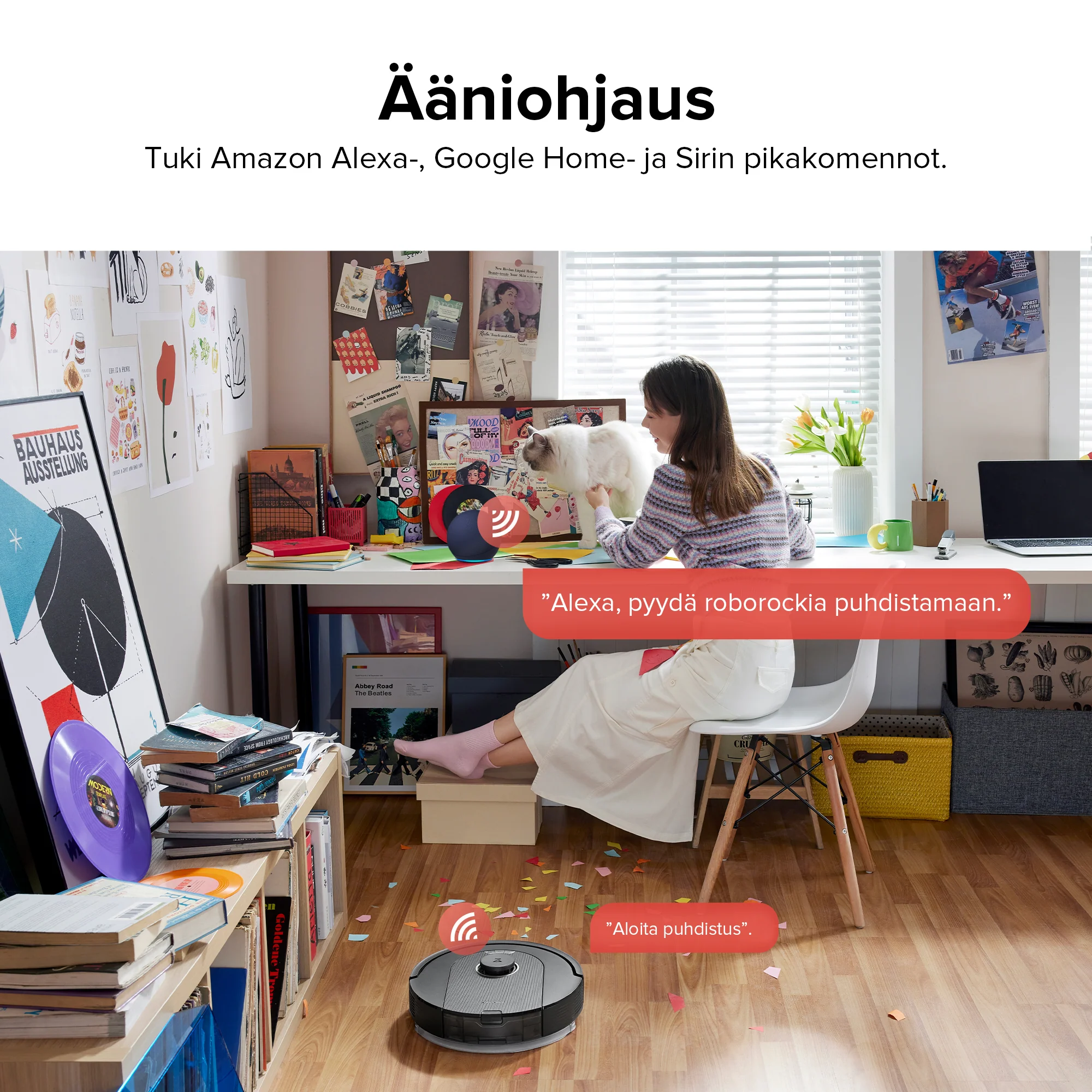Roborock Q5 Pro+ -robotti-imuri ja -moppi - automaattisesti tyhjennettävällä telakka - Image 9