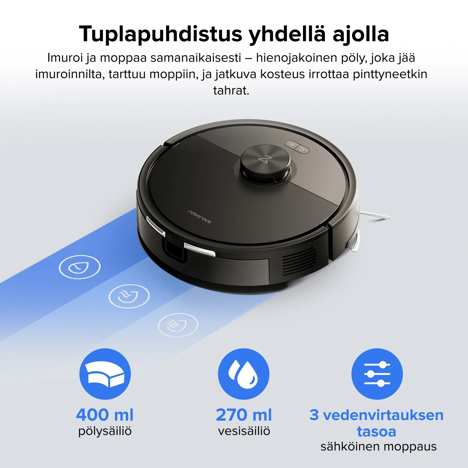 Roborock Q7 L5 robotti-imuri ja -moppi(päivitys Q5 Prosta) - Image 14