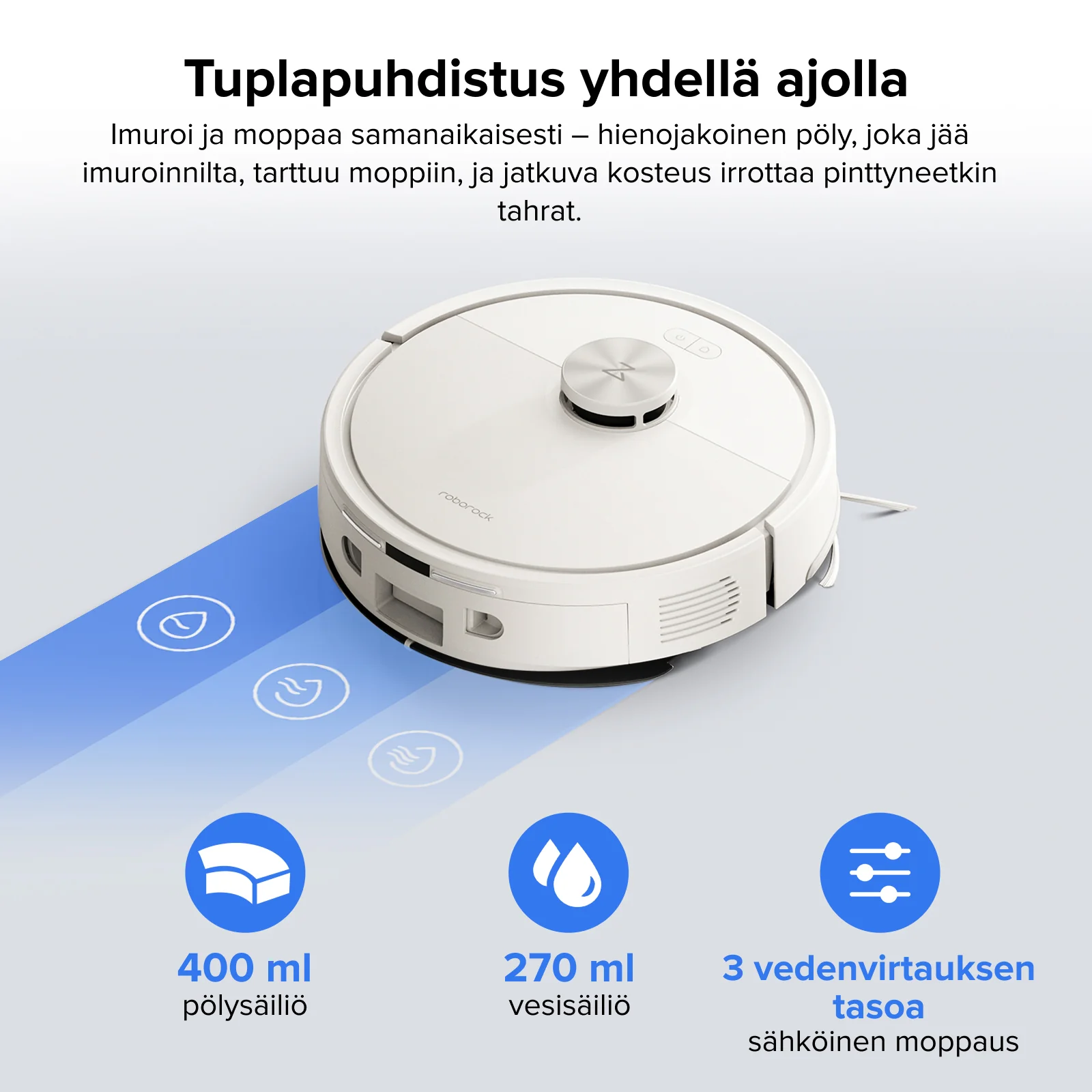 Roborock Q7 L5 robotti-imuri ja -moppi(päivitys Q5 Prosta) - Image 8
