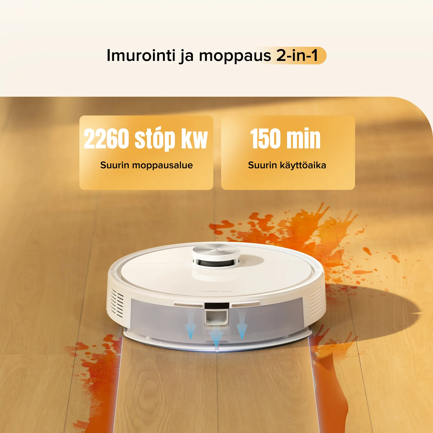 Roborock Q7 M5 Set (Parannettu Q7 Max) -robotti-imuri 10 000 Pa imuteholla - Image 15