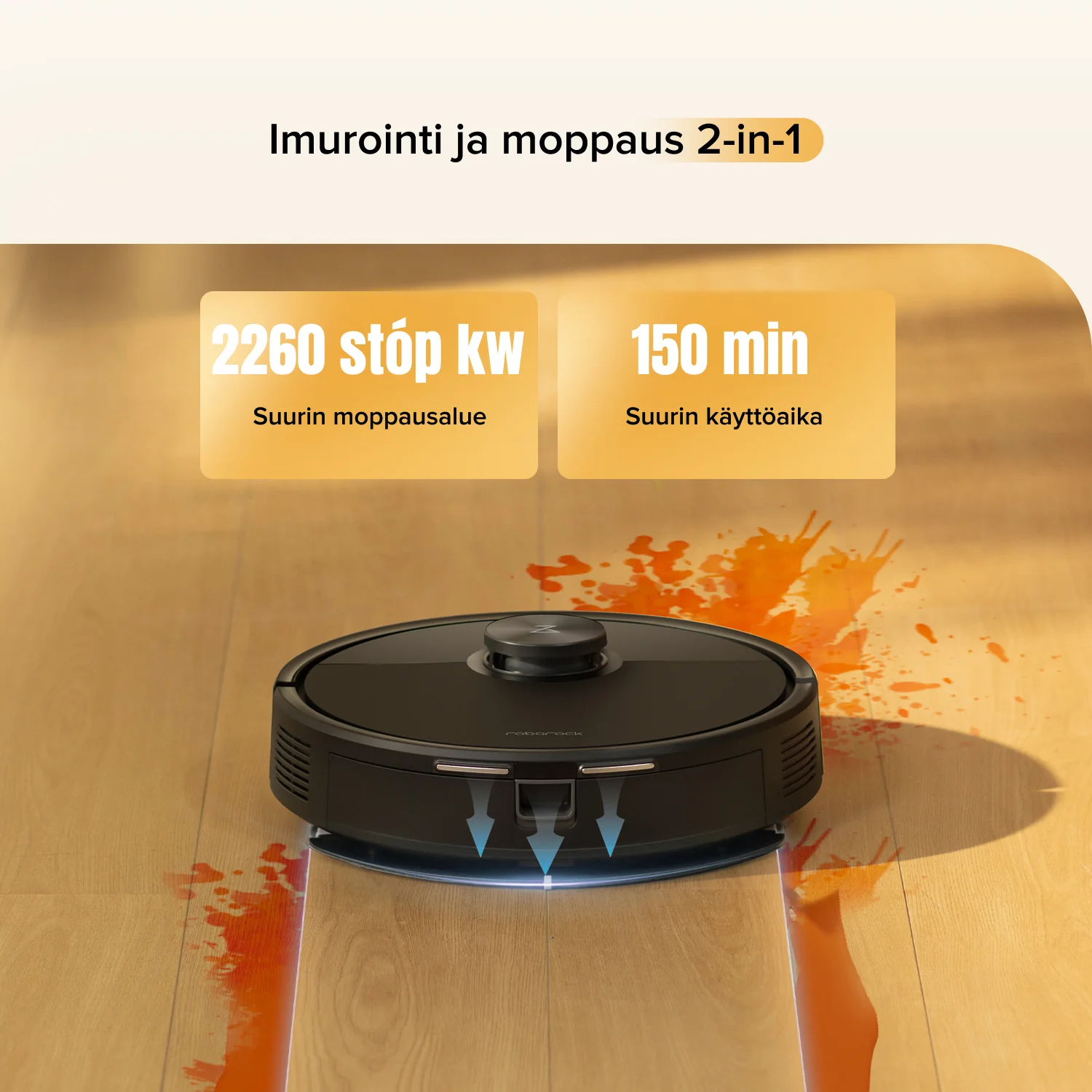 Roborock Q7 M5 Set (Parannettu Q7 Max) -robotti-imuri 10 000 Pa imuteholla - Image 4