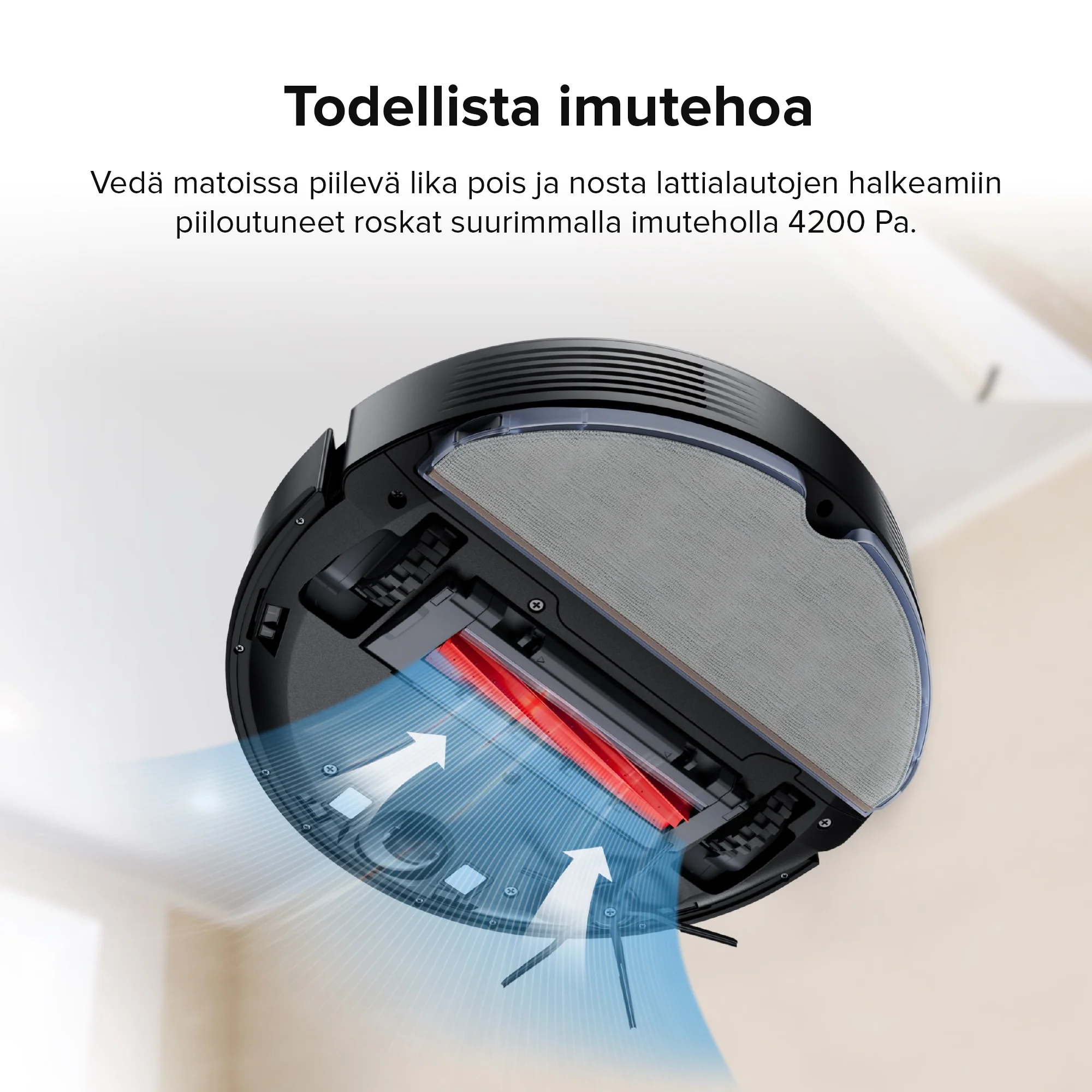 Roborock Q7 Max -robotti-imuri ja -moppi - 4200 Pa imuteholla varustettu - Image 10
