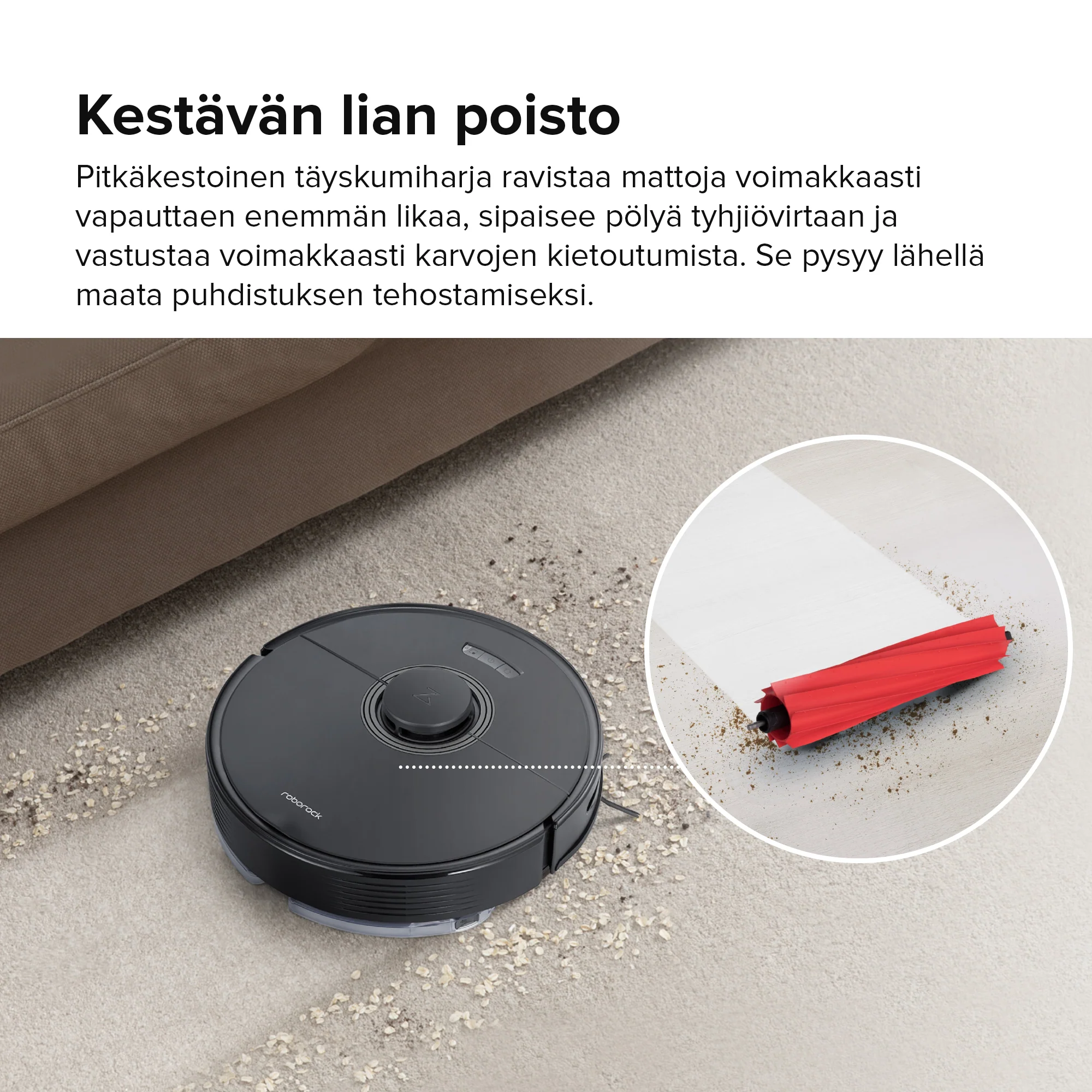 Roborock Q7 Max -robotti-imuri ja -moppi - 4200 Pa imuteholla varustettu - Image 12