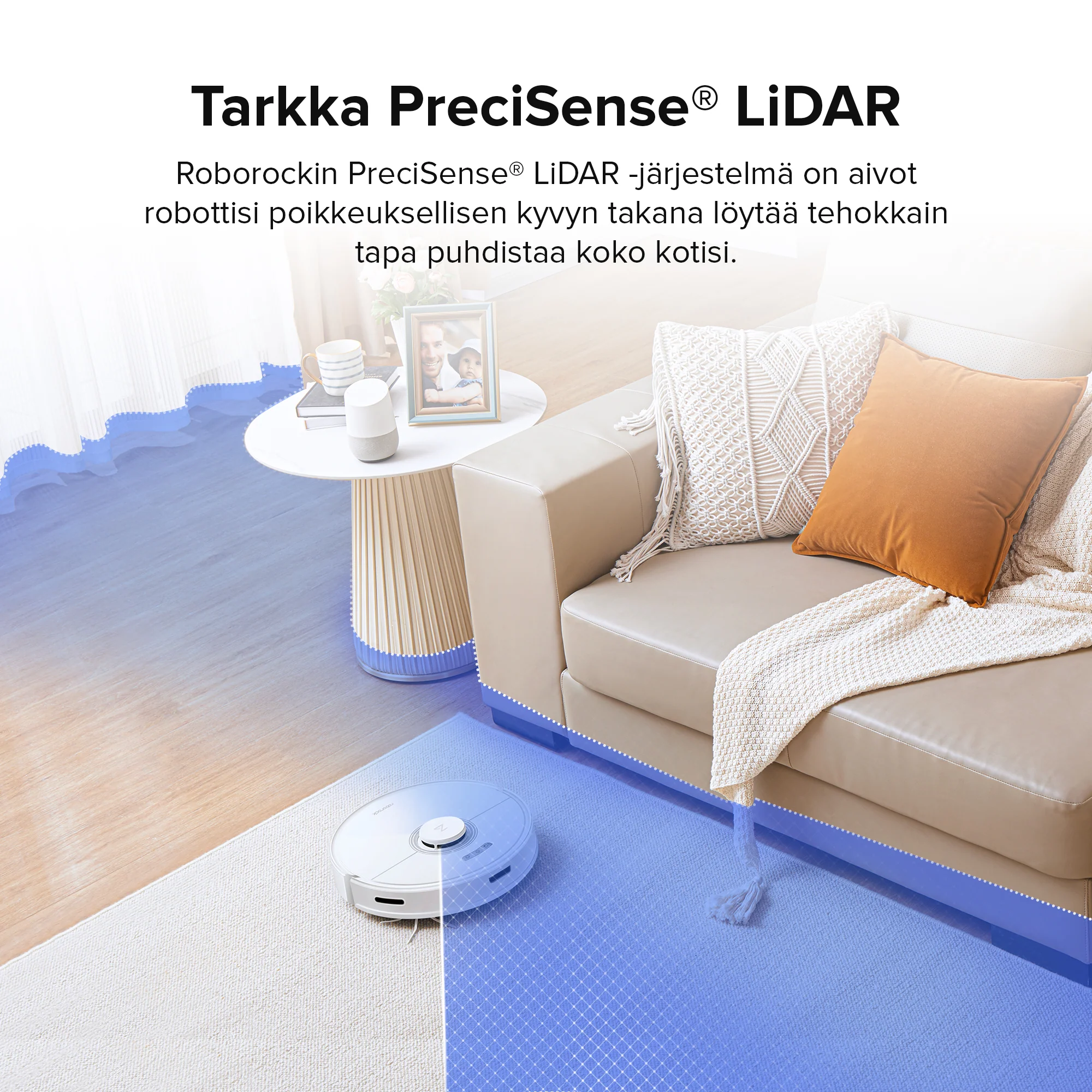 Roborock Q7 Max+ -robotti-imuri ja -moppi - automaattisesti tyhjennettävällä telakka - Image 9