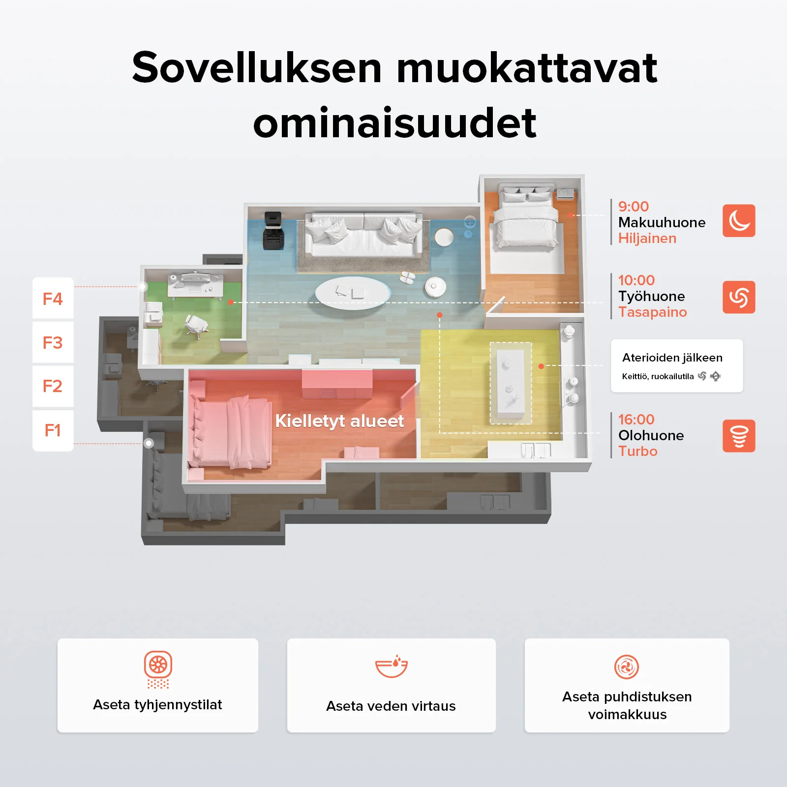 Roborock Q8 Max+ -robotti-imuri ja -moppi - automaattisesti tyhjennettävällä telakka - Image 11