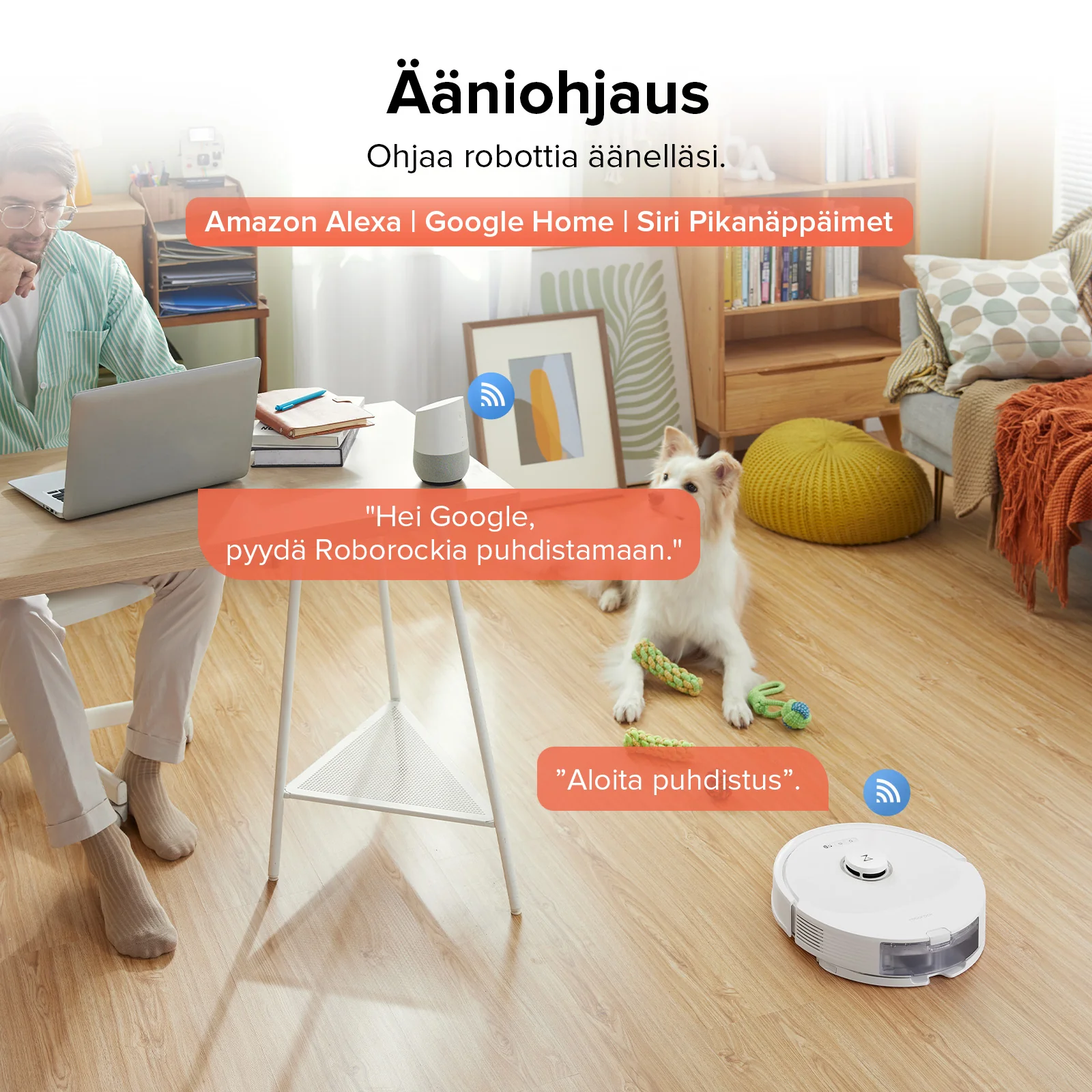 Roborock Q8 Max+ -robotti-imuri ja -moppi - automaattisesti tyhjennettävällä telakka - Image 13