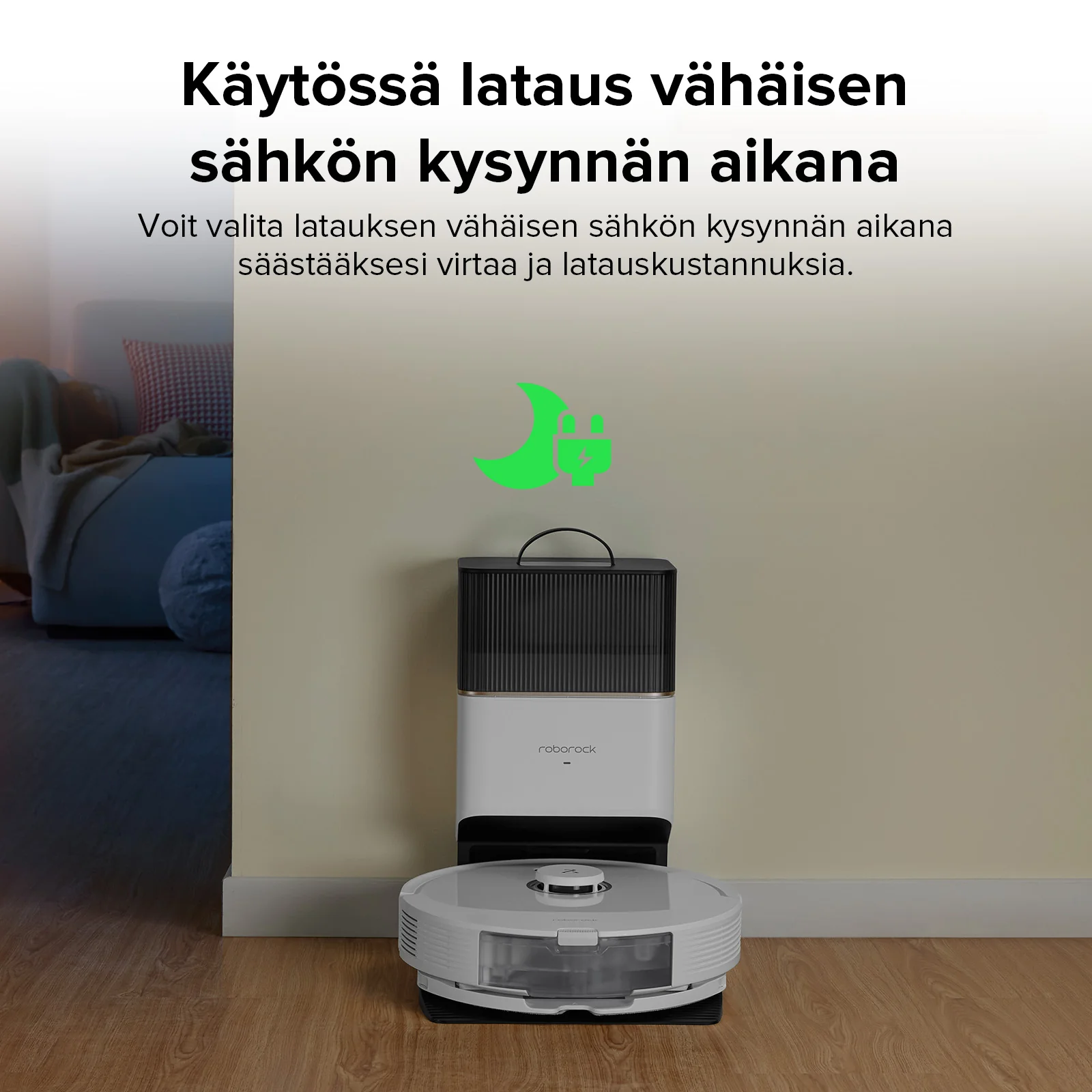 Roborock Q8 Max+ -robotti-imuri ja -moppi - automaattisesti tyhjennettävällä telakka - Image 14