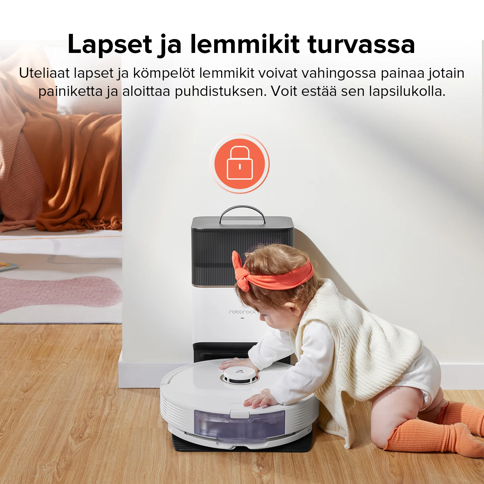 Roborock Q8 Max+ -robotti-imuri ja -moppi - automaattisesti tyhjennettävällä telakka - Image 15
