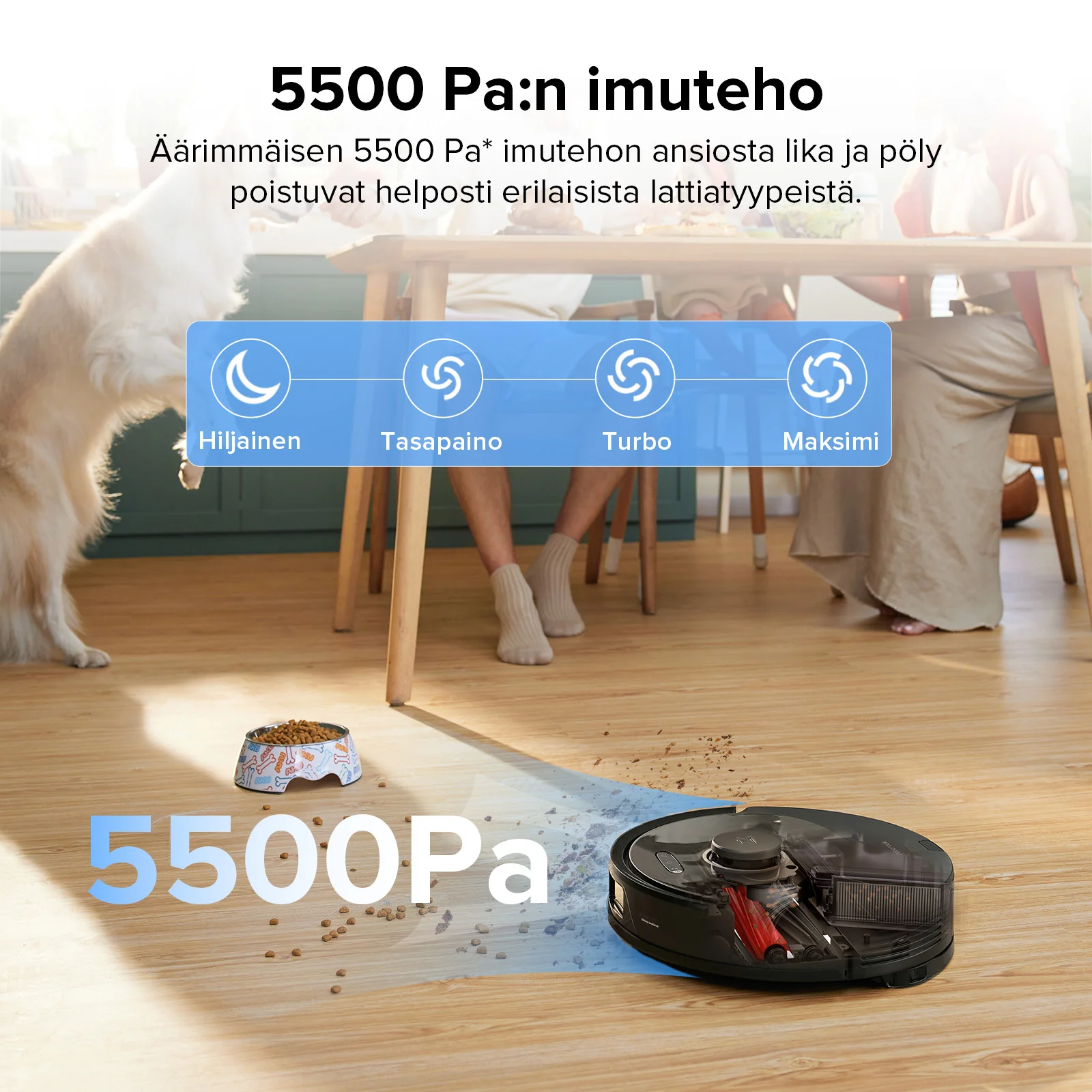 Roborock Q8 Max+ -robotti-imuri ja -moppi - automaattisesti tyhjennettävällä telakka - Image 21