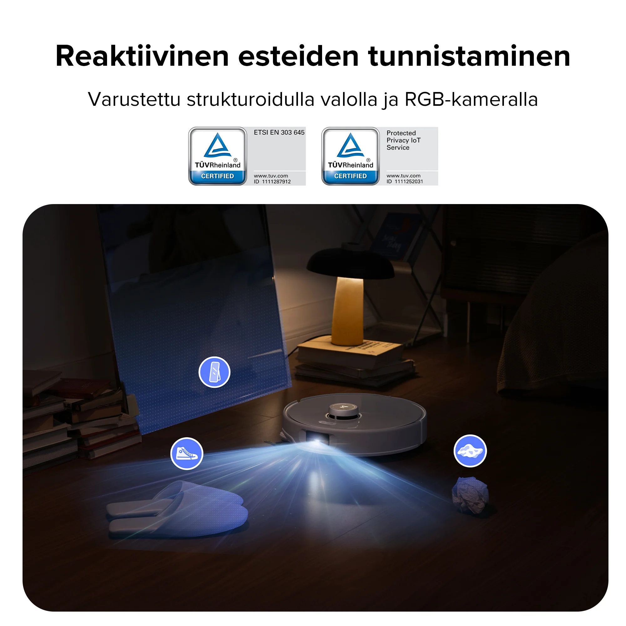 Roborock Qrevo Curv -robotti-imuri tyylikkäällä monitoimitelakalla 3.0 - Image 7