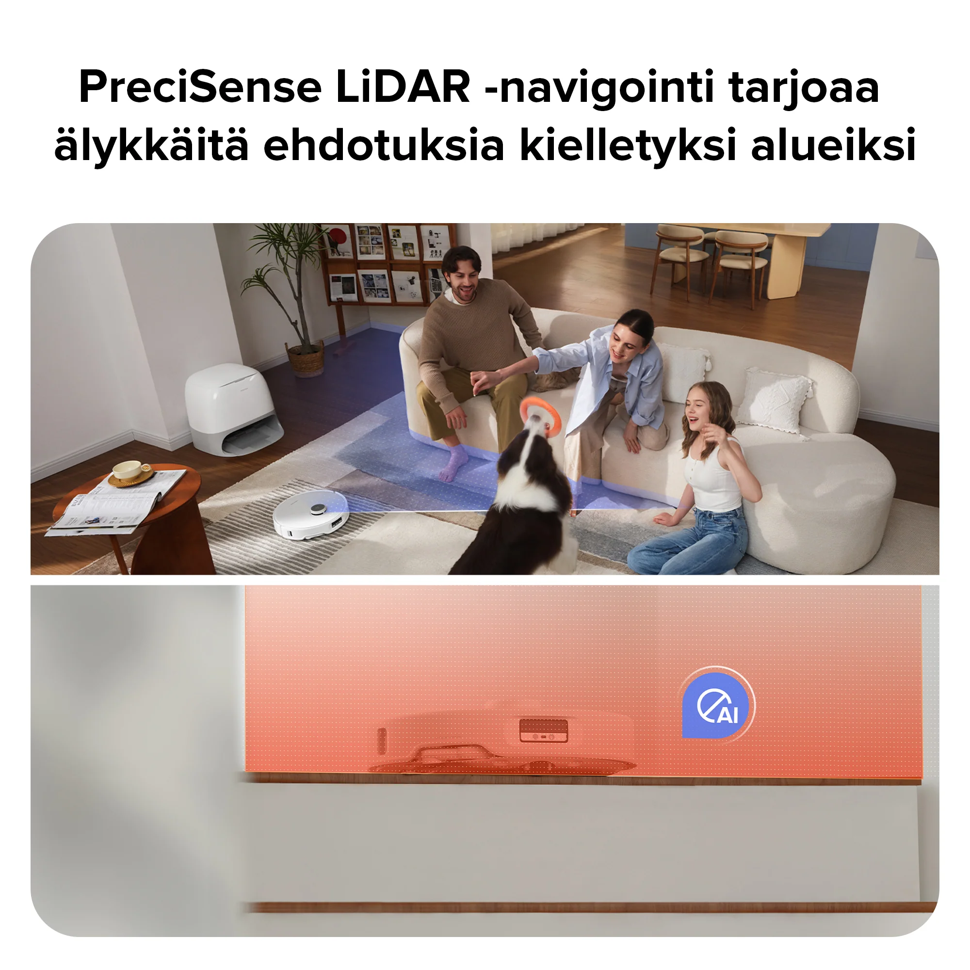 Roborock Qrevo Curv -robotti-imuri tyylikkäällä monitoimitelakalla 3.0 - Image 8
