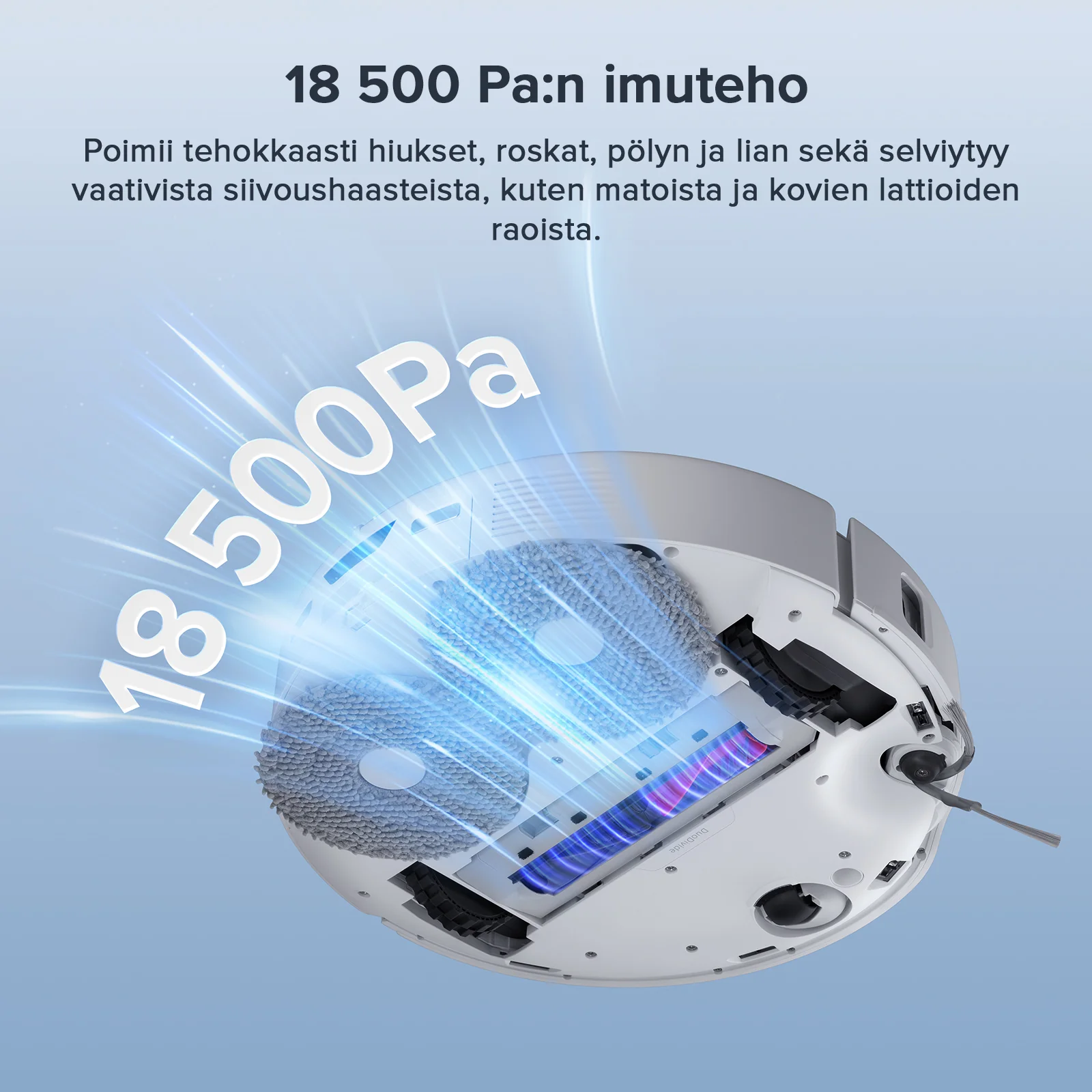 Roborock Qrevo Curv S5X -robotti-imuri tyylikkäällä monitoimitelakalla 3.0 - Image 3