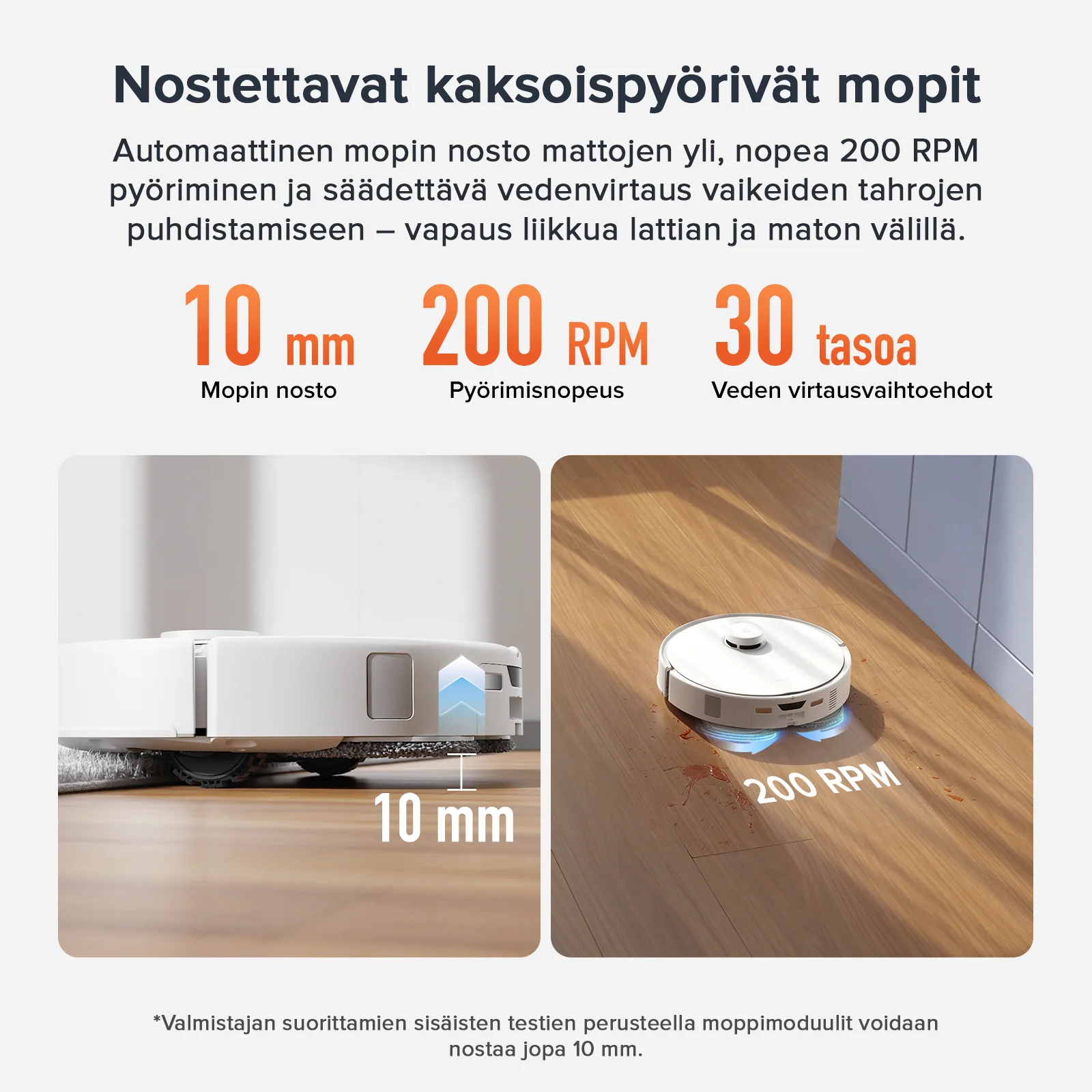 Roborock Qrevo Curv S5X -robotti-imuri tyylikkäällä monitoimitelakalla 3.0 - Image 4