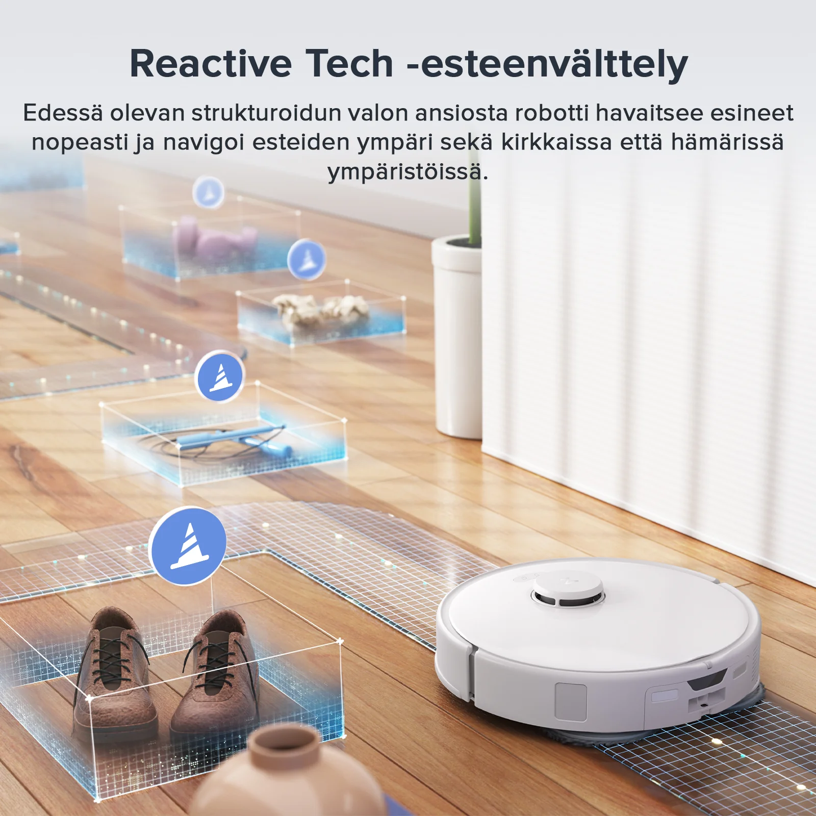 Roborock Qrevo Curv S5X -robotti-imuri tyylikkäällä monitoimitelakalla 3.0 - Image 8