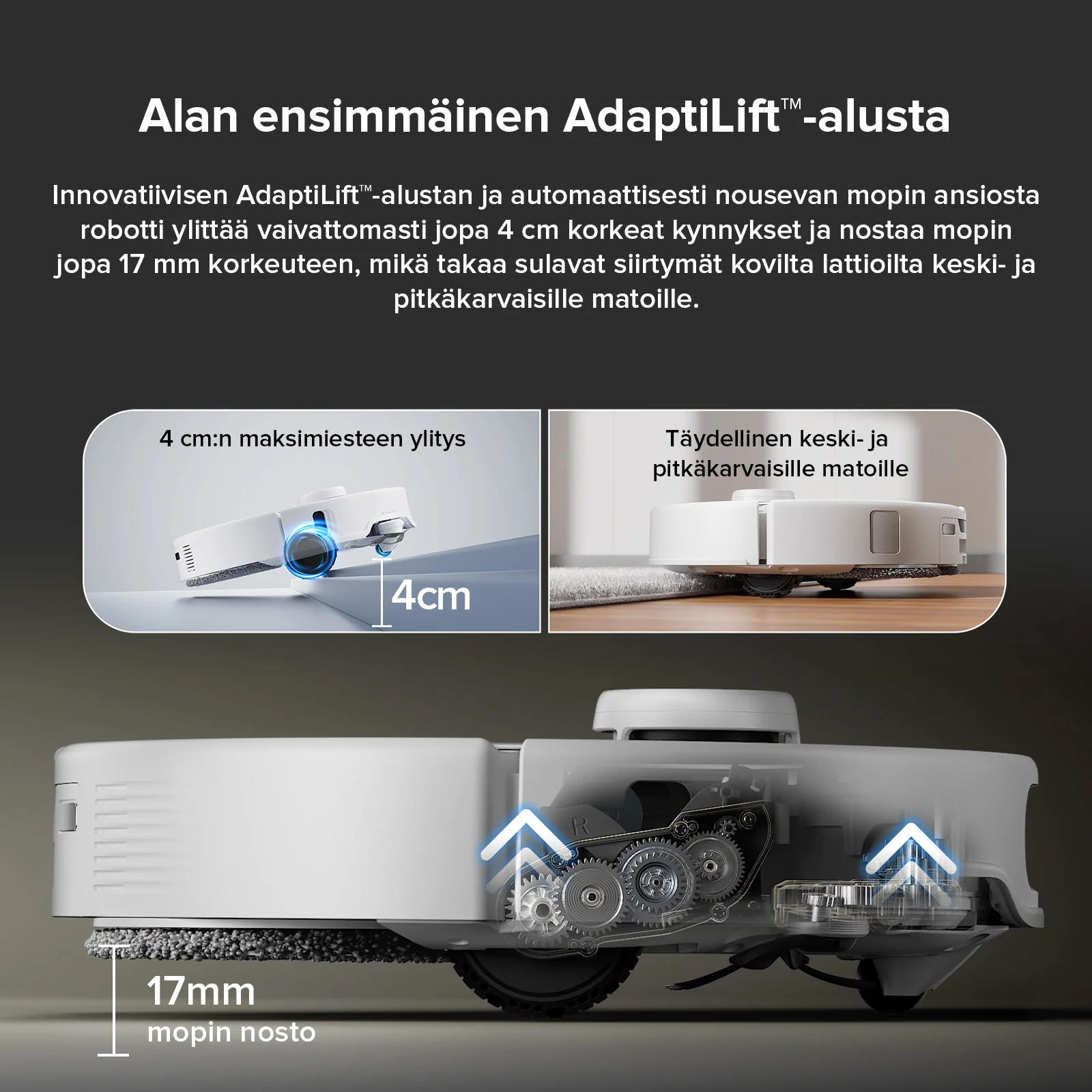 Roborock Qrevo Edge -robotti-imuri monitoimitelakalla 3.0 - Image 4