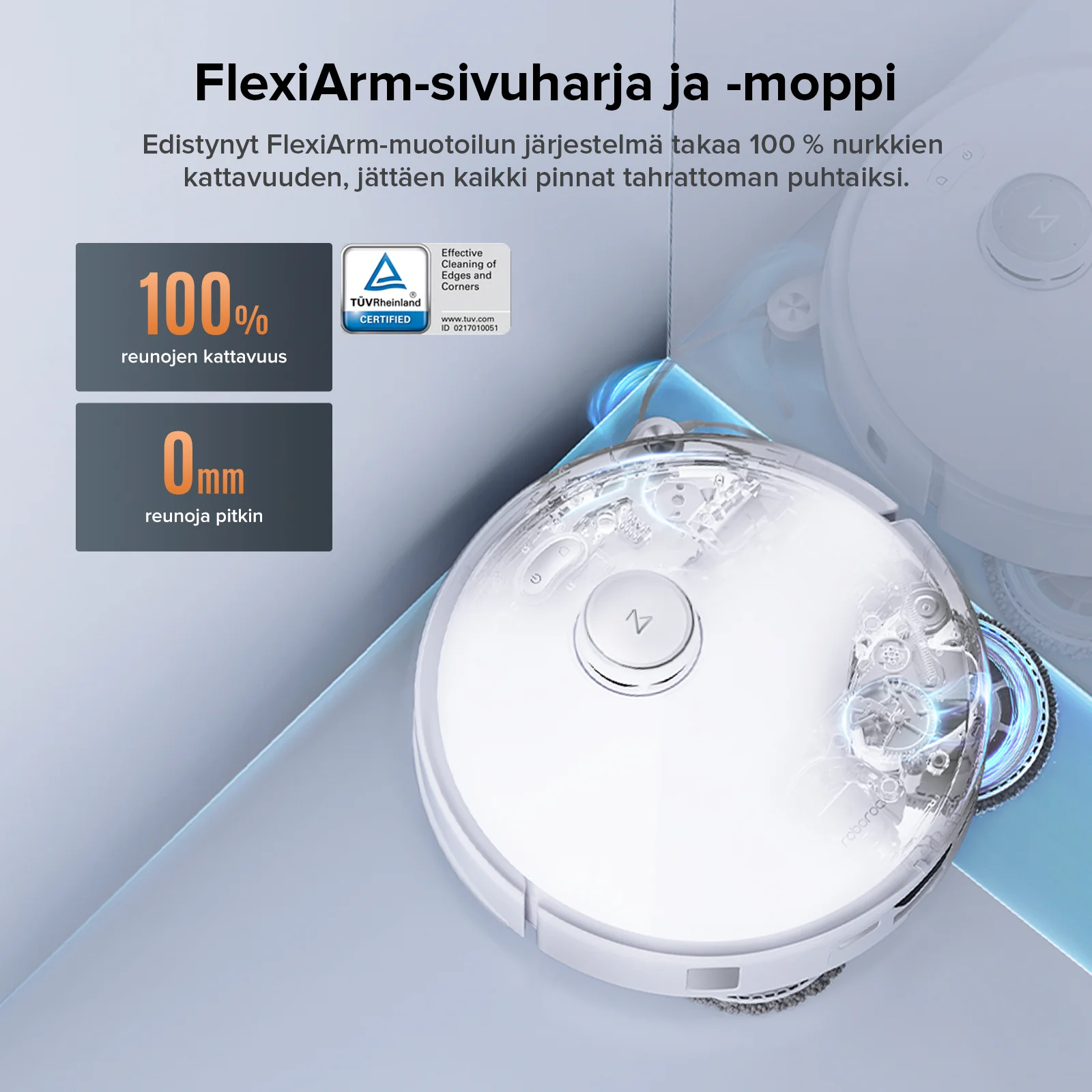 Roborock Qrevo Edge S5A -robotti-imuri monitoimitelakalla 3.0 - Image 15