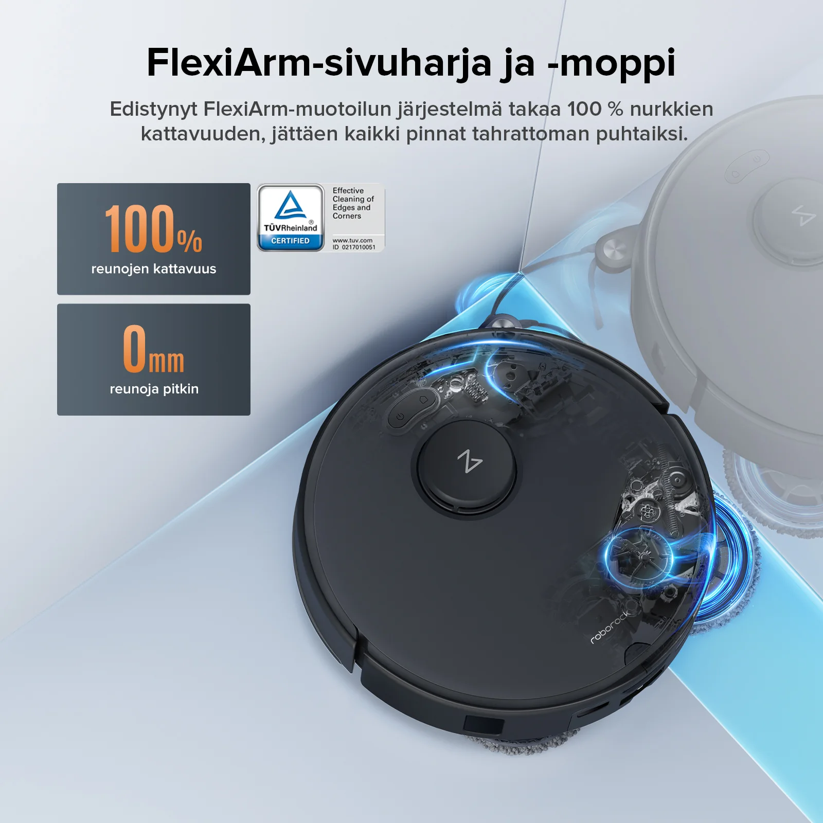 Roborock Qrevo Edge S5A -robotti-imuri monitoimitelakalla 3.0 - Image 5