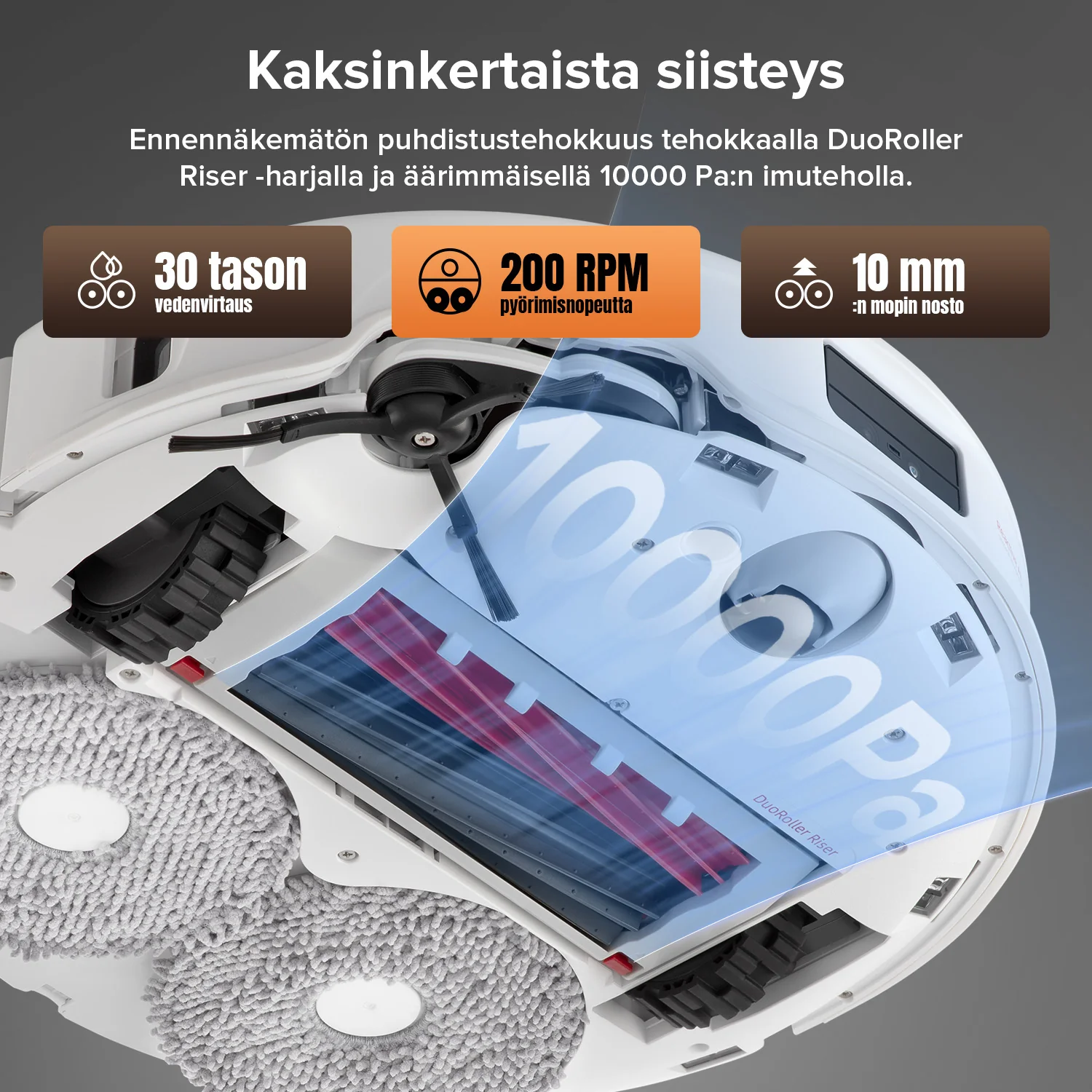 Roborock Qrevo Master -robotti-imuri monitoimitelakalla 3.0 - Image 4