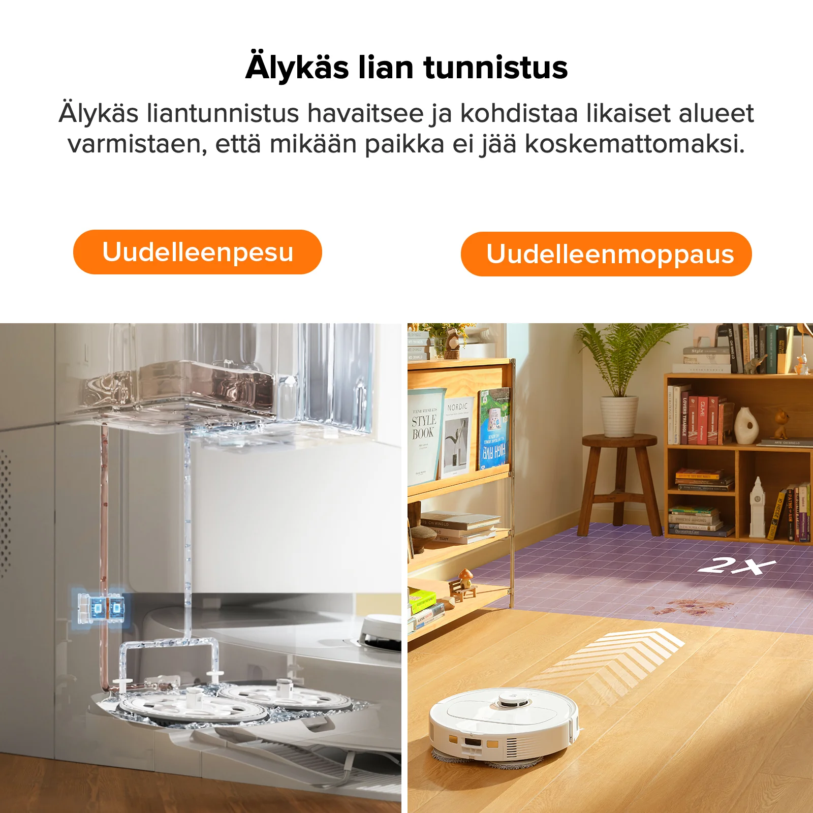 Roborock Qrevo Pro -robotti-imuri monitoimitelakalla 2.0 - Image 15
