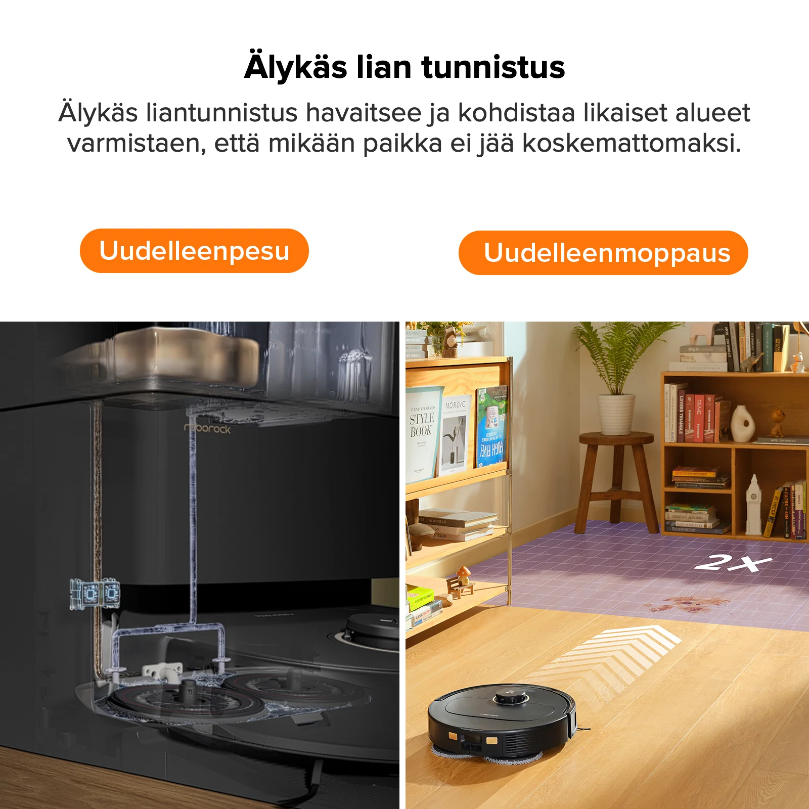 Roborock Qrevo Pro -robotti-imuri monitoimitelakalla 2.0 - Image 5