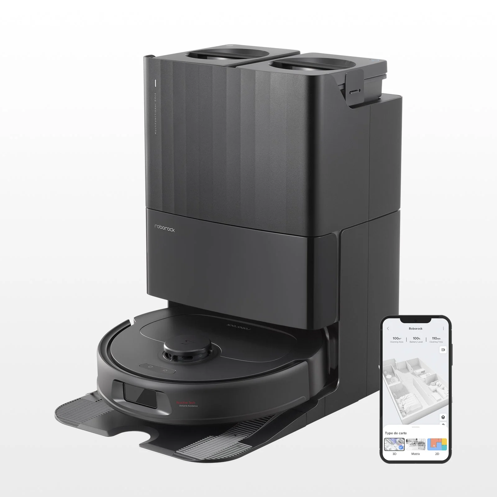 Roborock Qrevo S -robotti-imuri monitoimitelakalla - Image 9