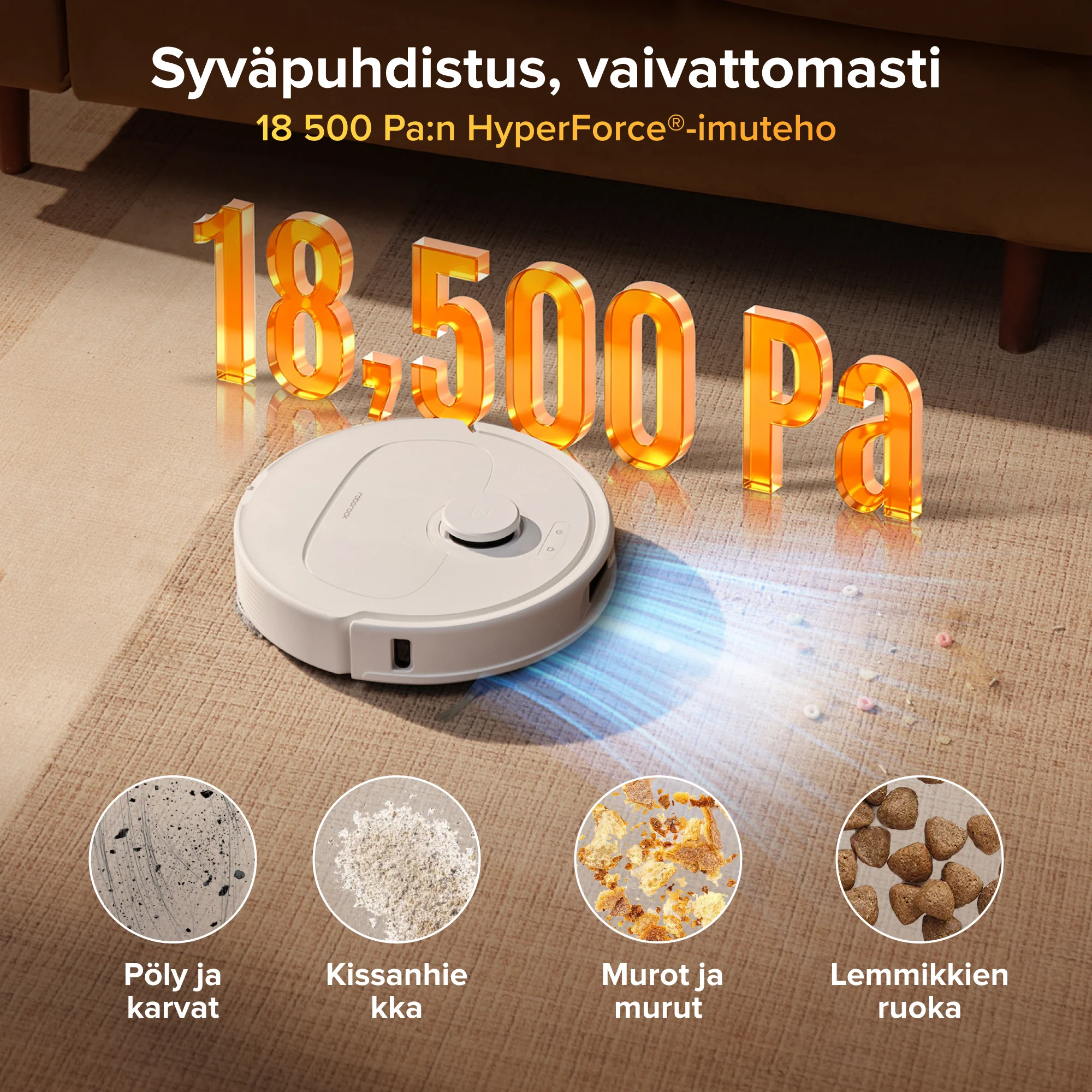 Roborock Qrevo S Pro -robotti-imuri ja -moppi – 18 500 Pa:n imuteho ja monitoimitelakka - Image 12