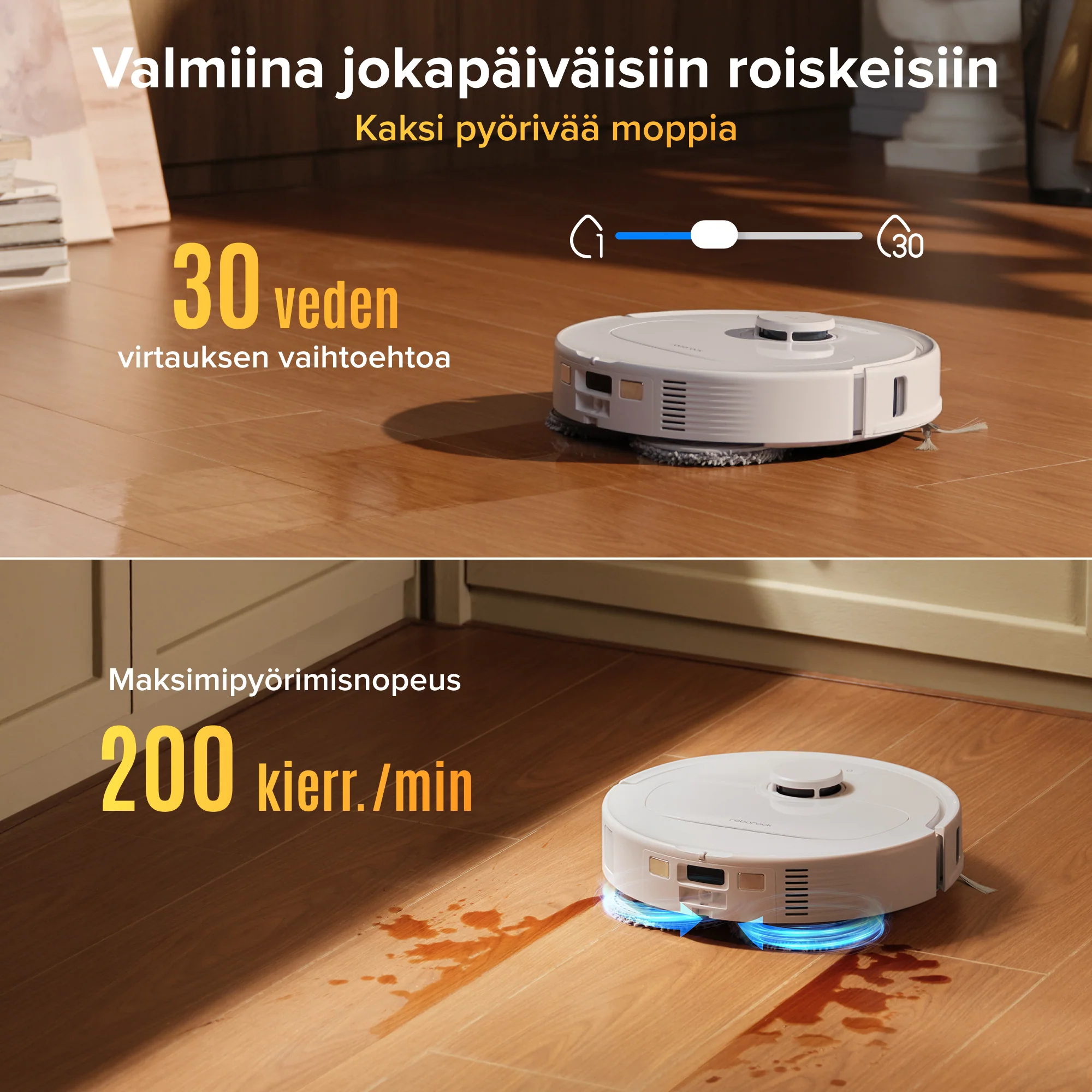 Roborock Qrevo S Pro -robotti-imuri ja -moppi – 18 500 Pa:n imuteho ja monitoimitelakka - Image 14