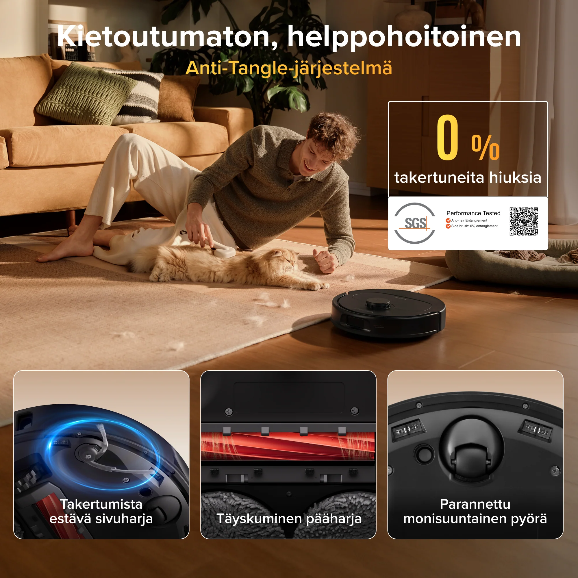 Roborock Qrevo S Pro -robotti-imuri ja -moppi – 18 500 Pa:n imuteho ja monitoimitelakka - Image 22