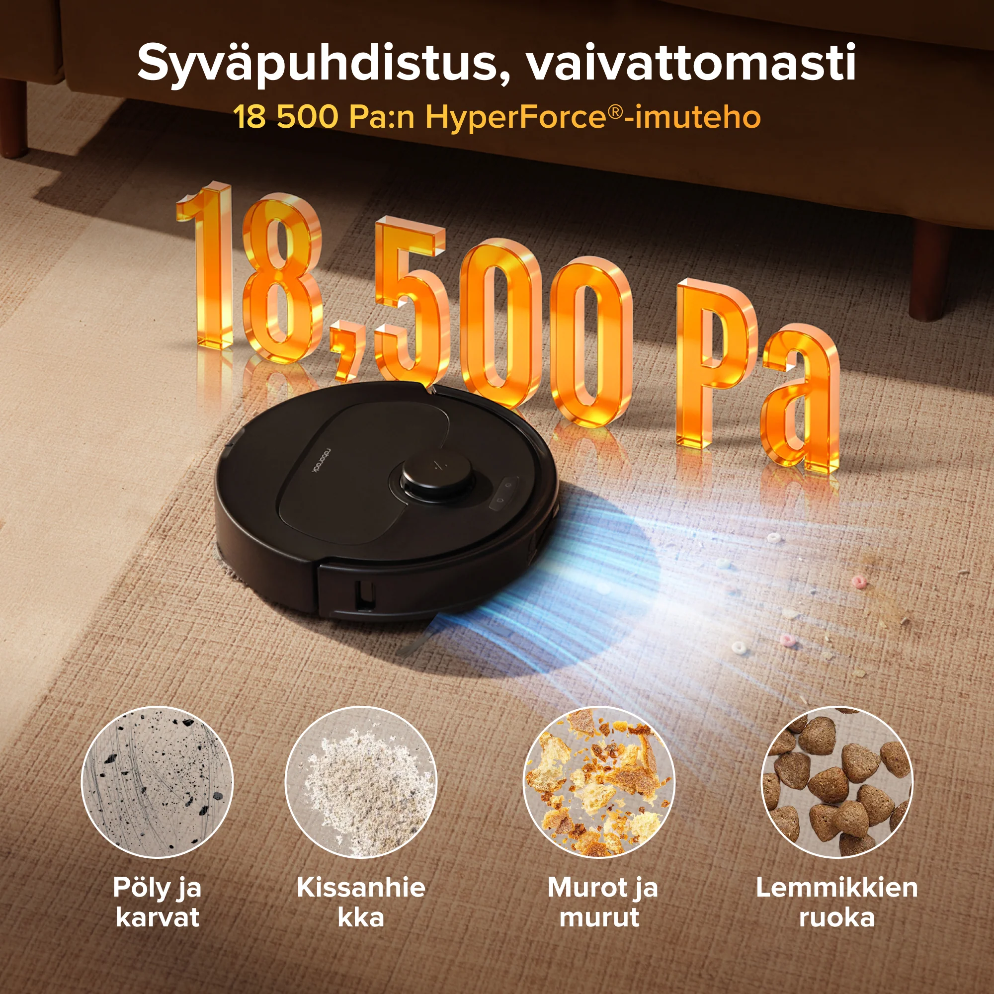 Roborock Qrevo S Pro -robotti-imuri ja -moppi – 18 500 Pa:n imuteho ja monitoimitelakka - Image 3