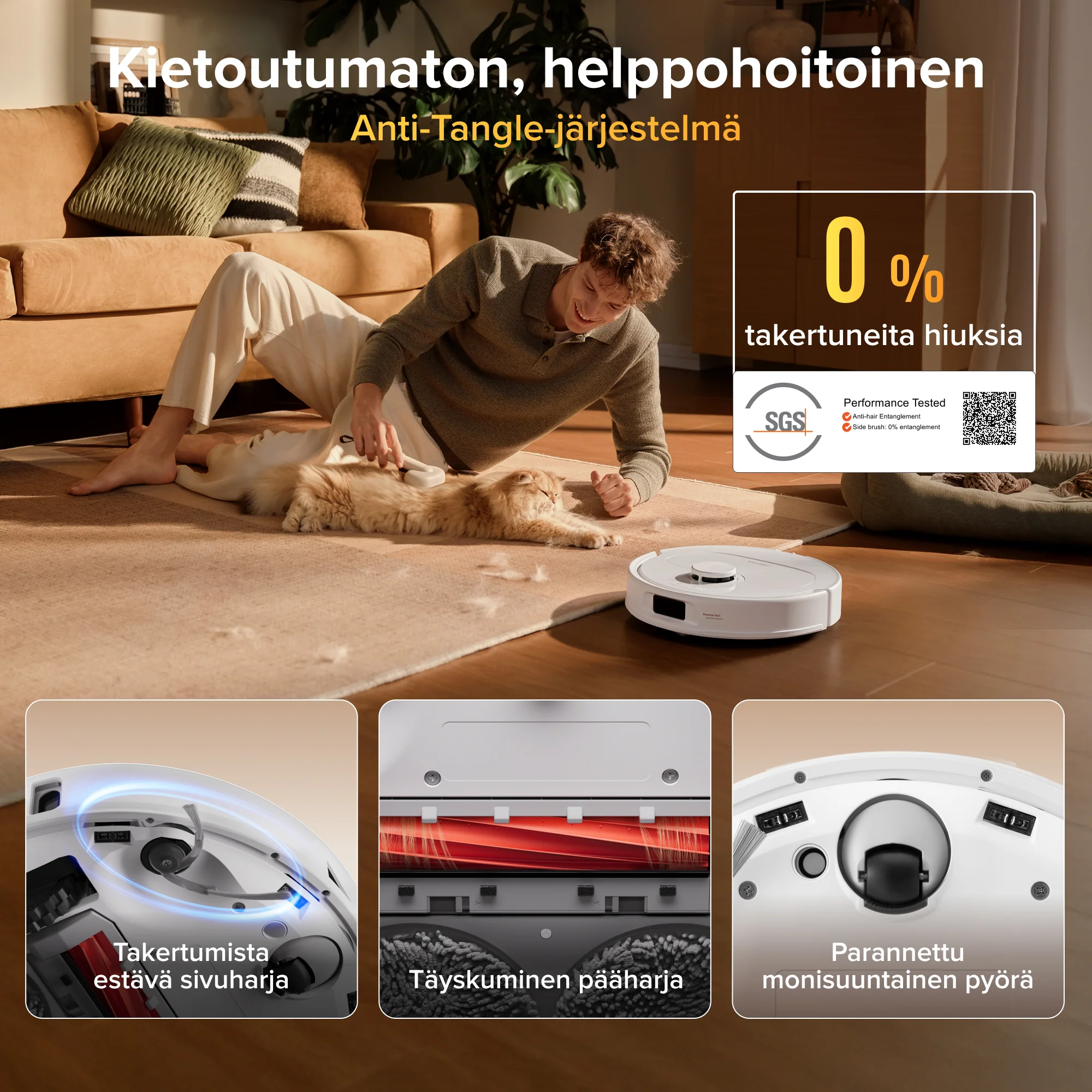 Roborock Qrevo S Pro -robotti-imuri ja -moppi – 18 500 Pa:n imuteho ja monitoimitelakka - Image 31