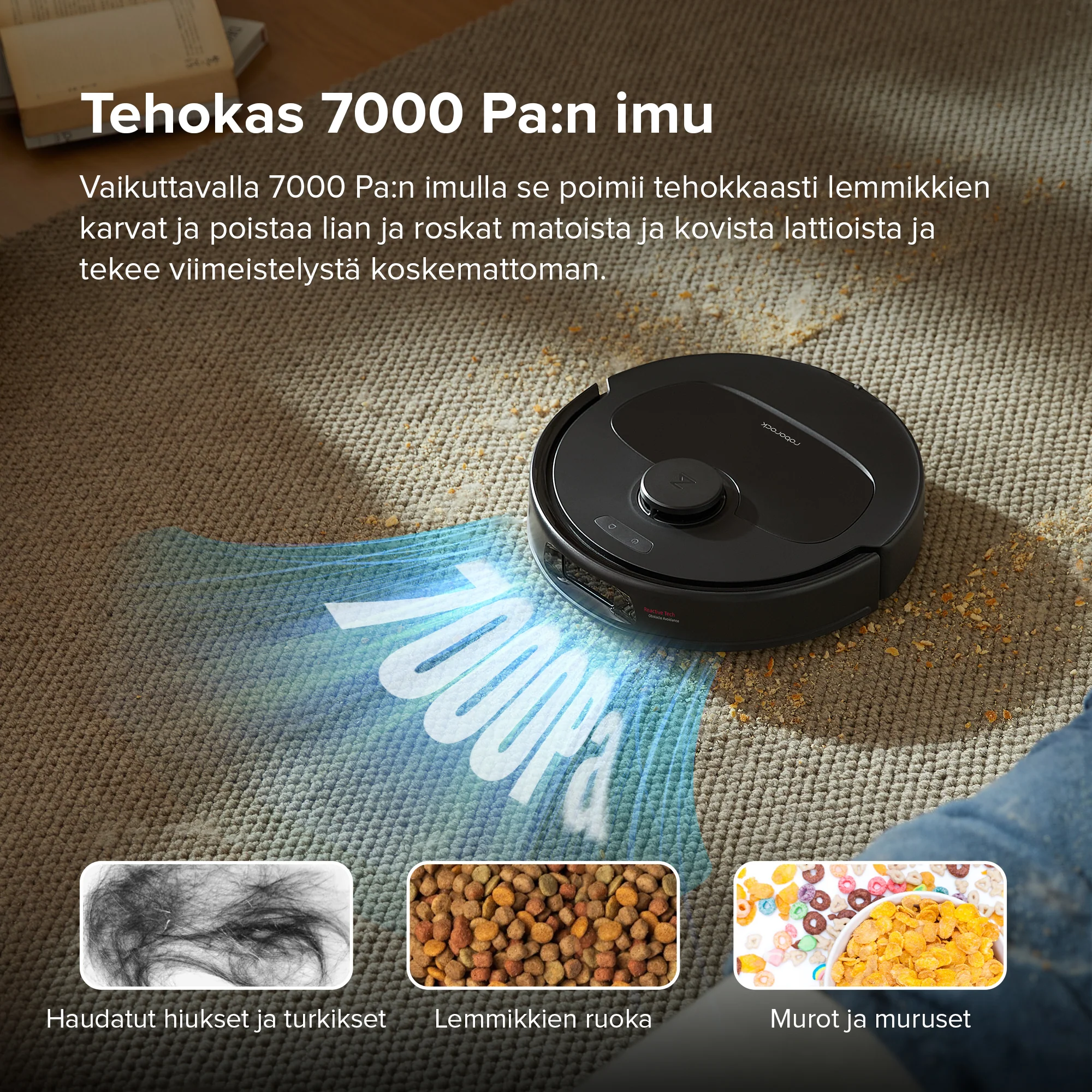 Roborock Qrevo S -robotti-imuri monitoimitelakalla - Image 11