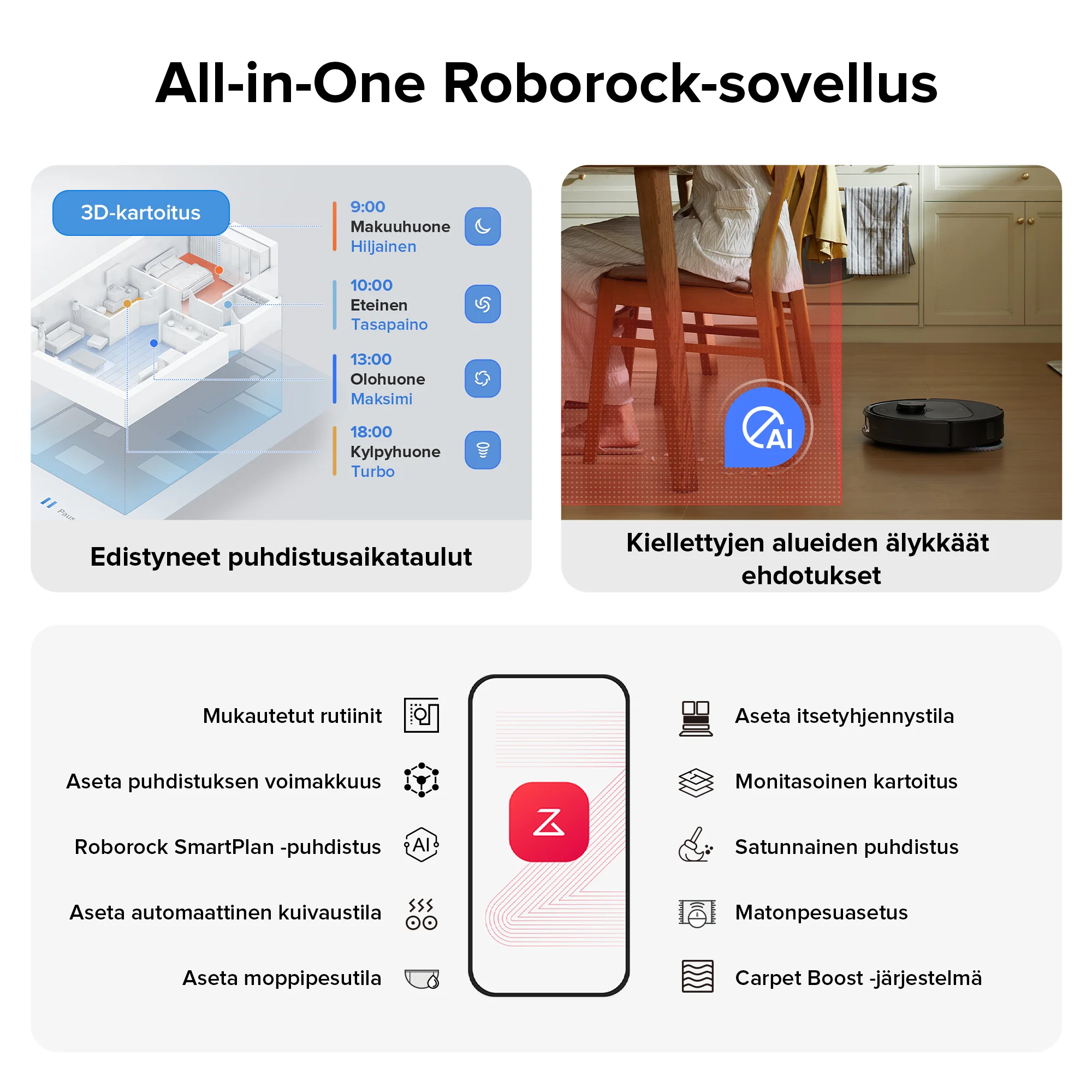 Roborock Qrevo S -robotti-imuri monitoimitelakalla - Image 15
