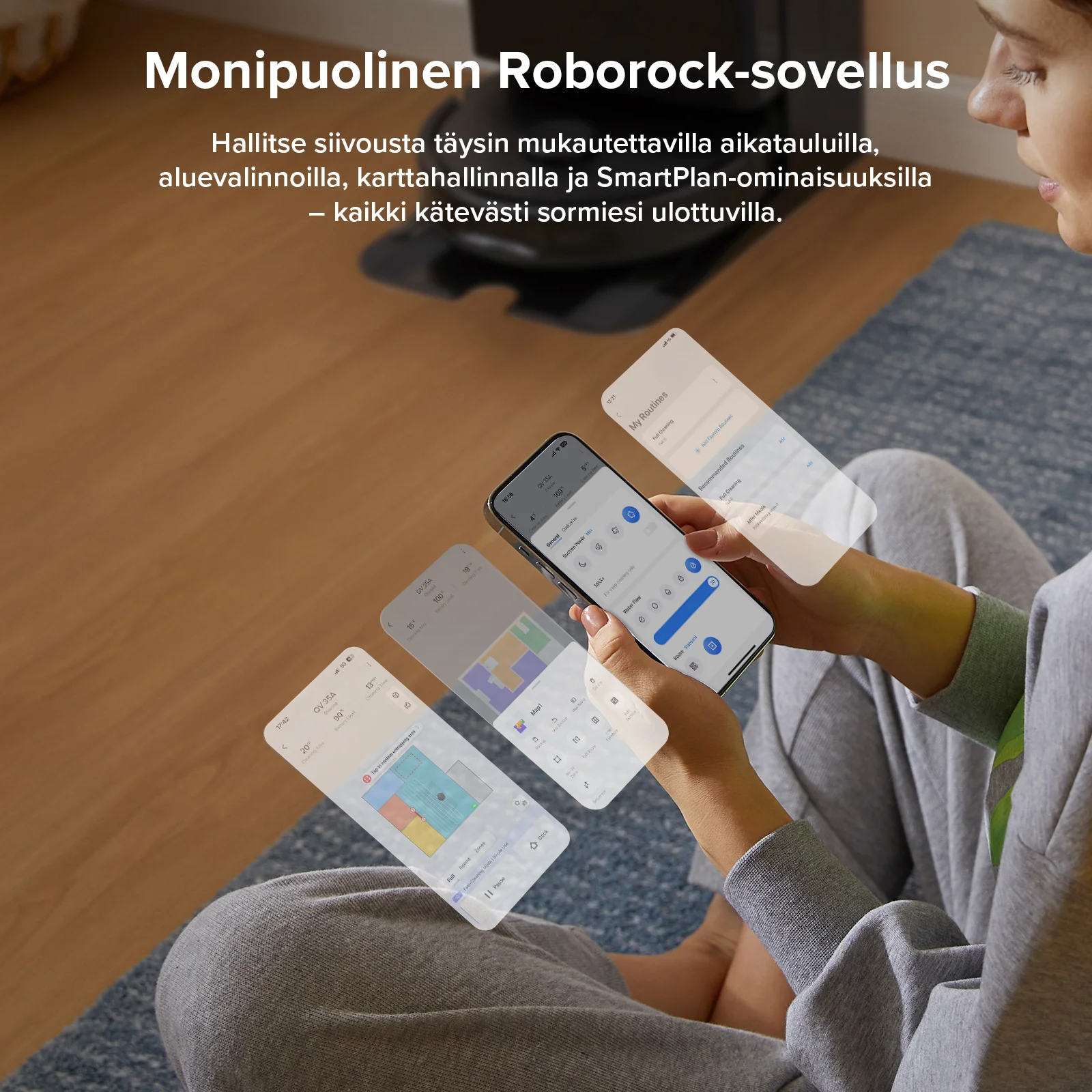 Roborock QV 35A - robotti-imuri monitoimitelakalla - Image 15