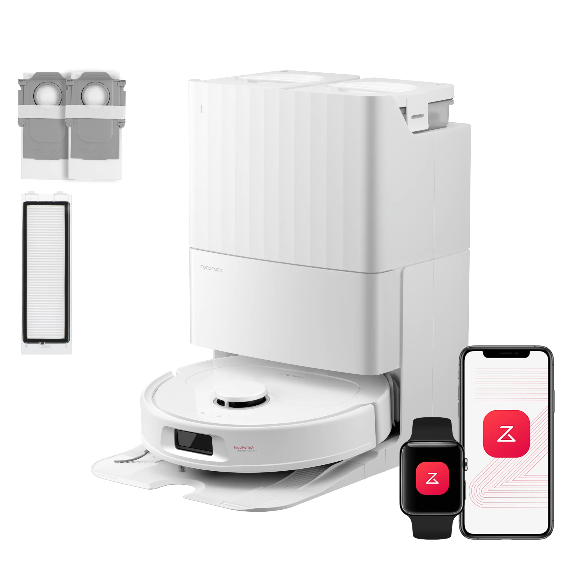 Roborock QV 35S Set - robotti-imuri monitoimitelakalla - Image 13