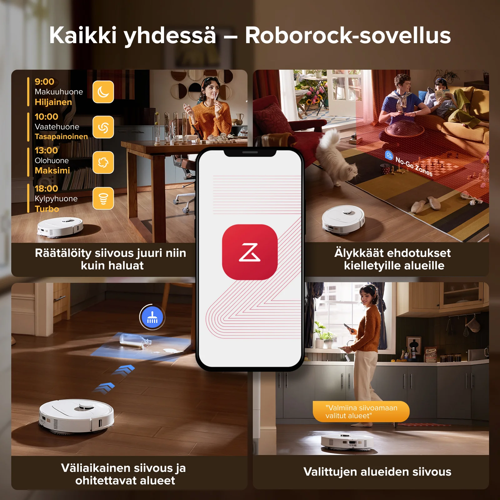 Roborock QV 35S Set - robotti-imuri monitoimitelakalla - Image 22