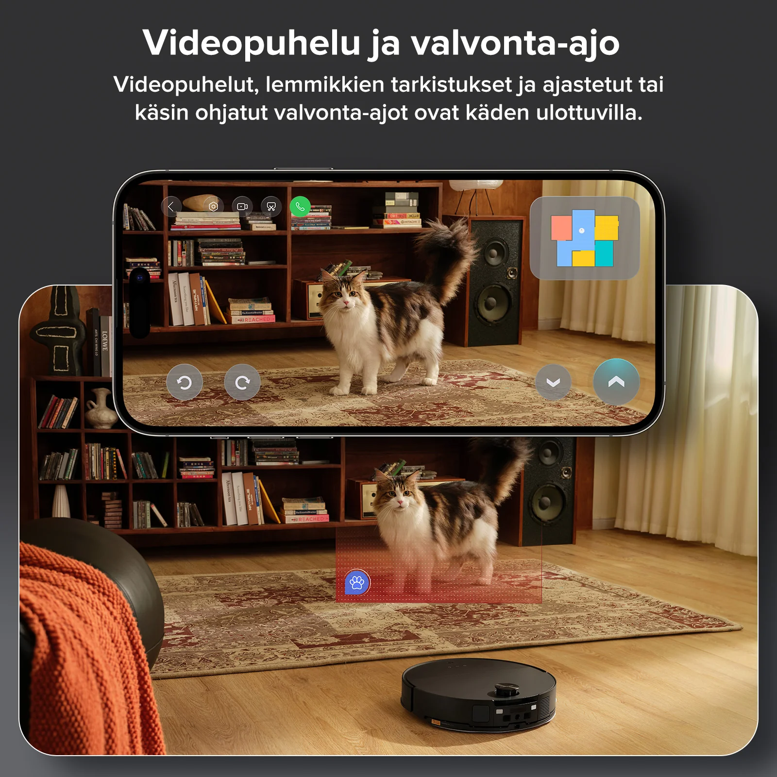 Roborock Saros 10 (Parannettu S8 MaxV Ultra) -robotti-imuri monitoimitelakalla 9-in-1 - Image 7