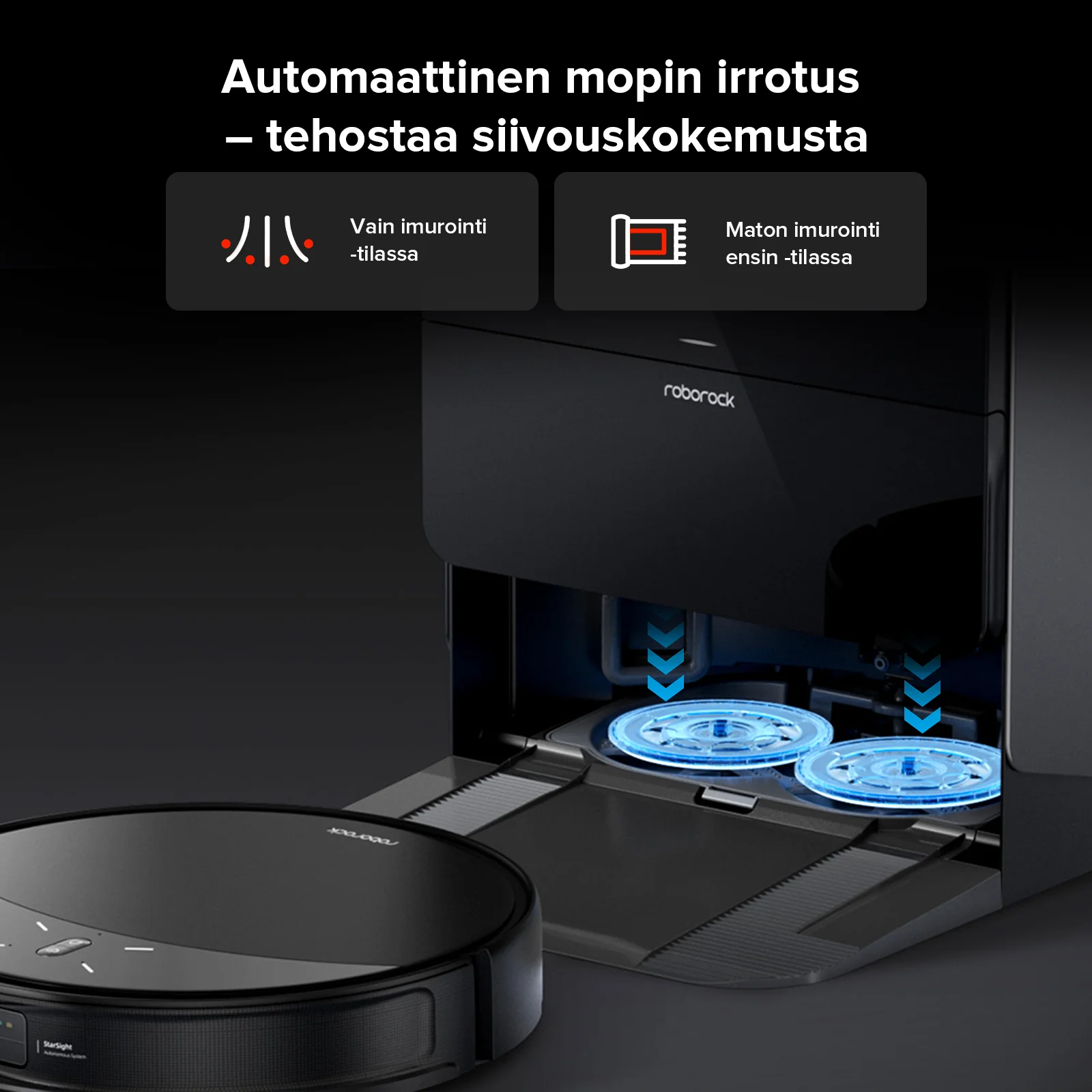 Roborock Saros 10R -robotti-imuri monitoimitelakalla 4.0 - Image 3